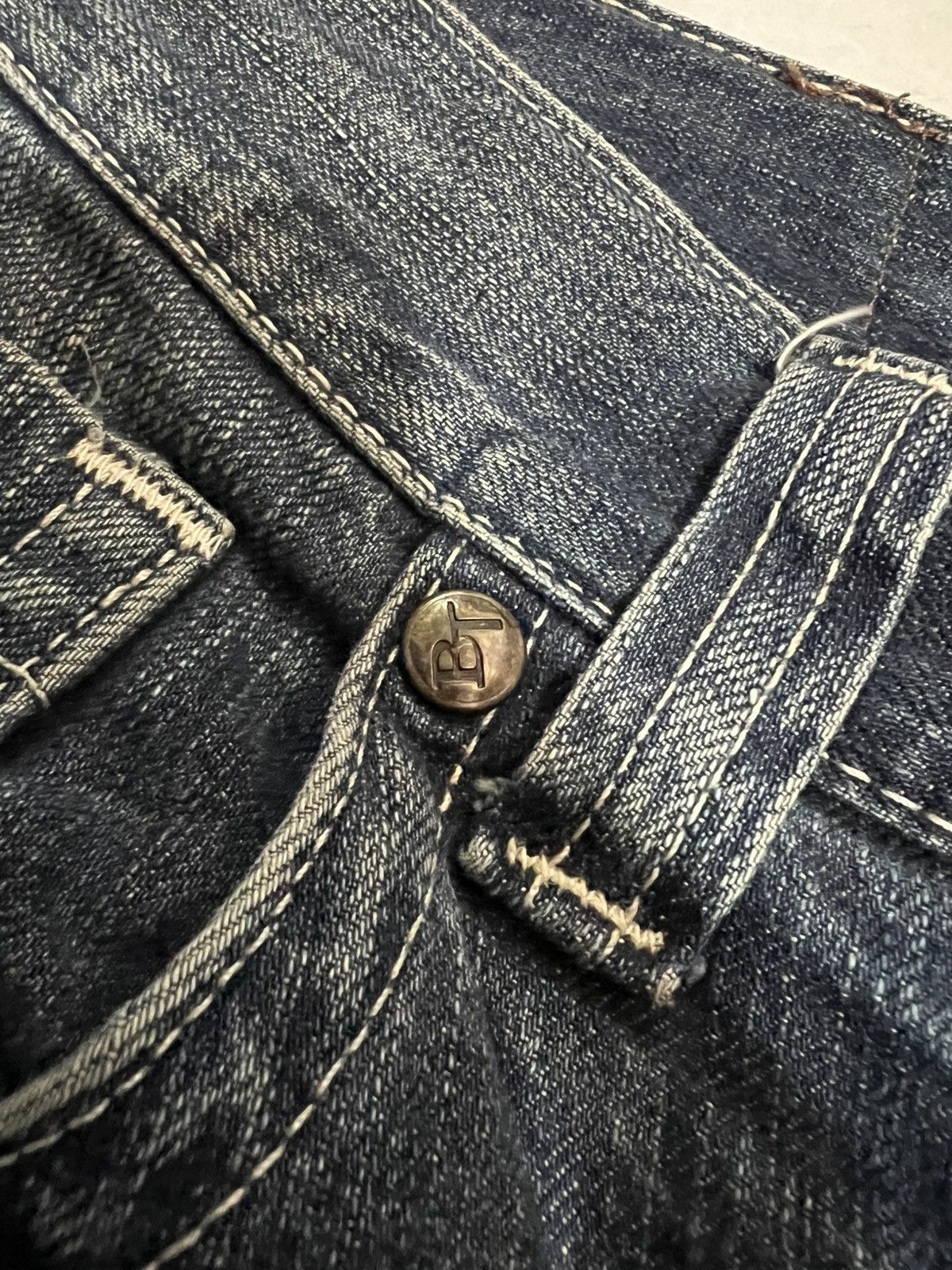 Edwin × If Six Was Nine × Japanese Brand 🌈Twist Leg Vintage Edwin Blue Trip Mud Wash Jean Japan Size US 30 / EU 46 - 14 Thumbnail