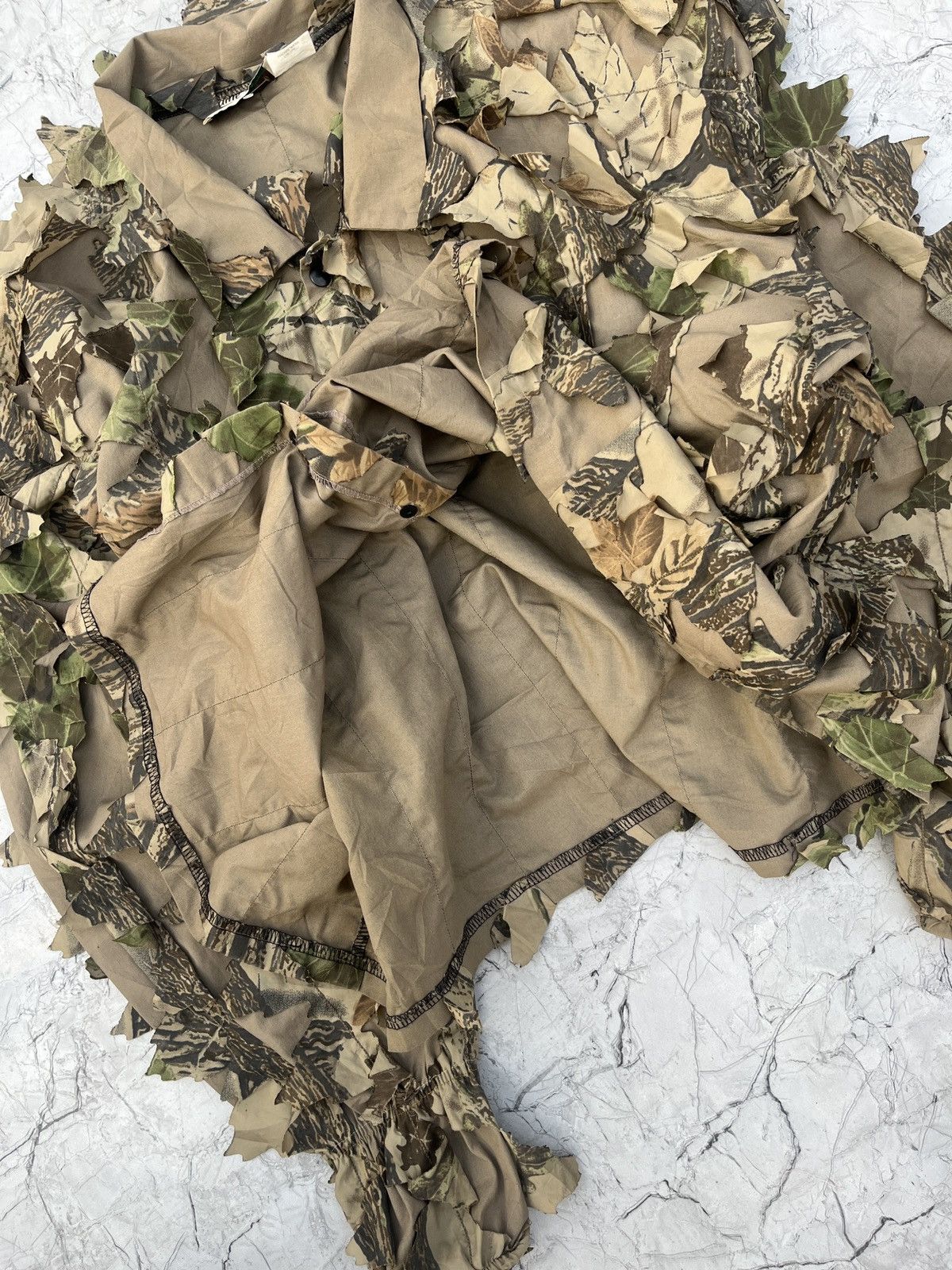 Vintage Game Hunter 3D Leafy Ghillie Suit Shacket