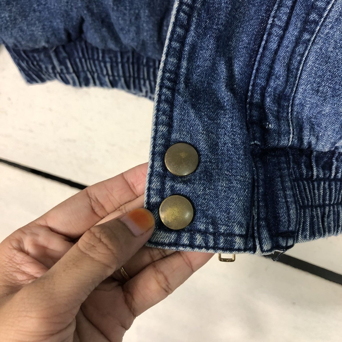 Japanese Brand Biker Bondage Parachute Denim Jacket Bobson Seditionaries Size US L / EU 52-54 / 3 - 18 Thumbnail