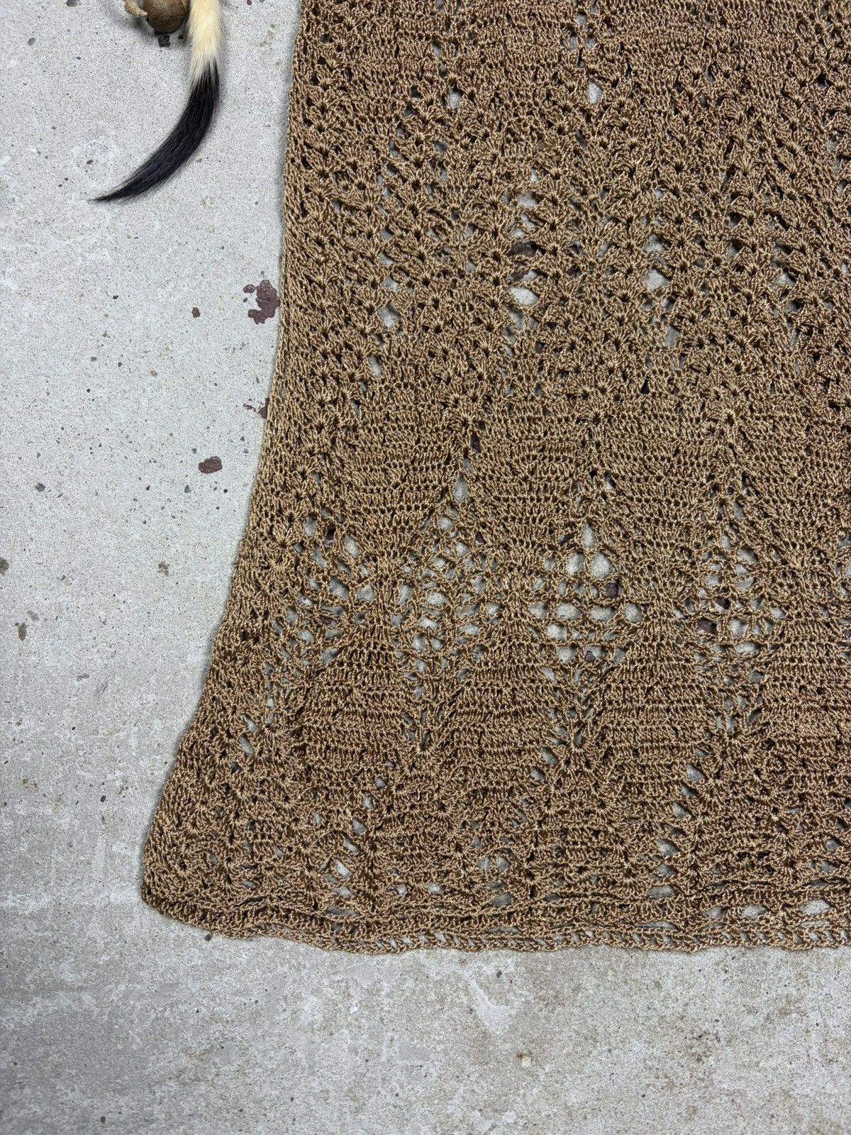 Dolce & Gabbana Rare SS 1997 Dolce & Gabbana Sheer Knit Crochet Mini Dress Size S / US 4 / IT 40 - 3 Thumbnail