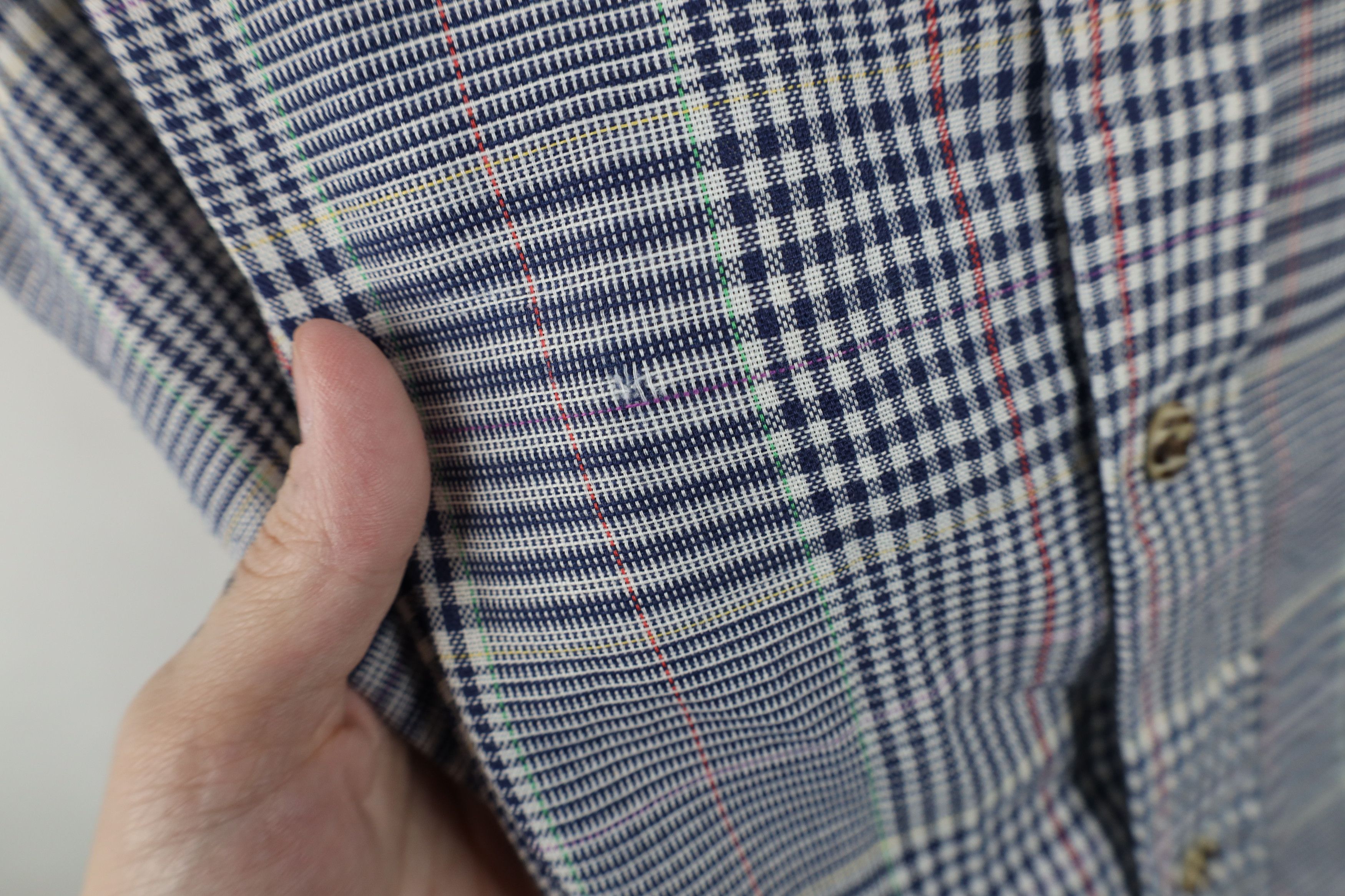 Vintage Vintage 90s Plaid Short Sleeve Button Down Shirt USA Size US XL / EU 56 / 4 - 5 Thumbnail