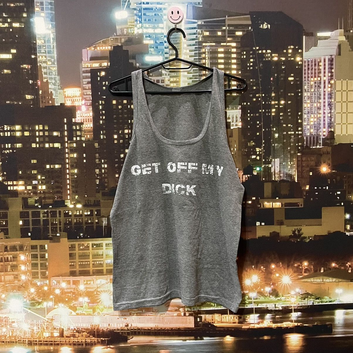 Vintage Vintage 90s Graphic Tank Top Humor Streetwear Grunge Slim M Size US M / EU 48-50 / 2 - 1 Thumbnail