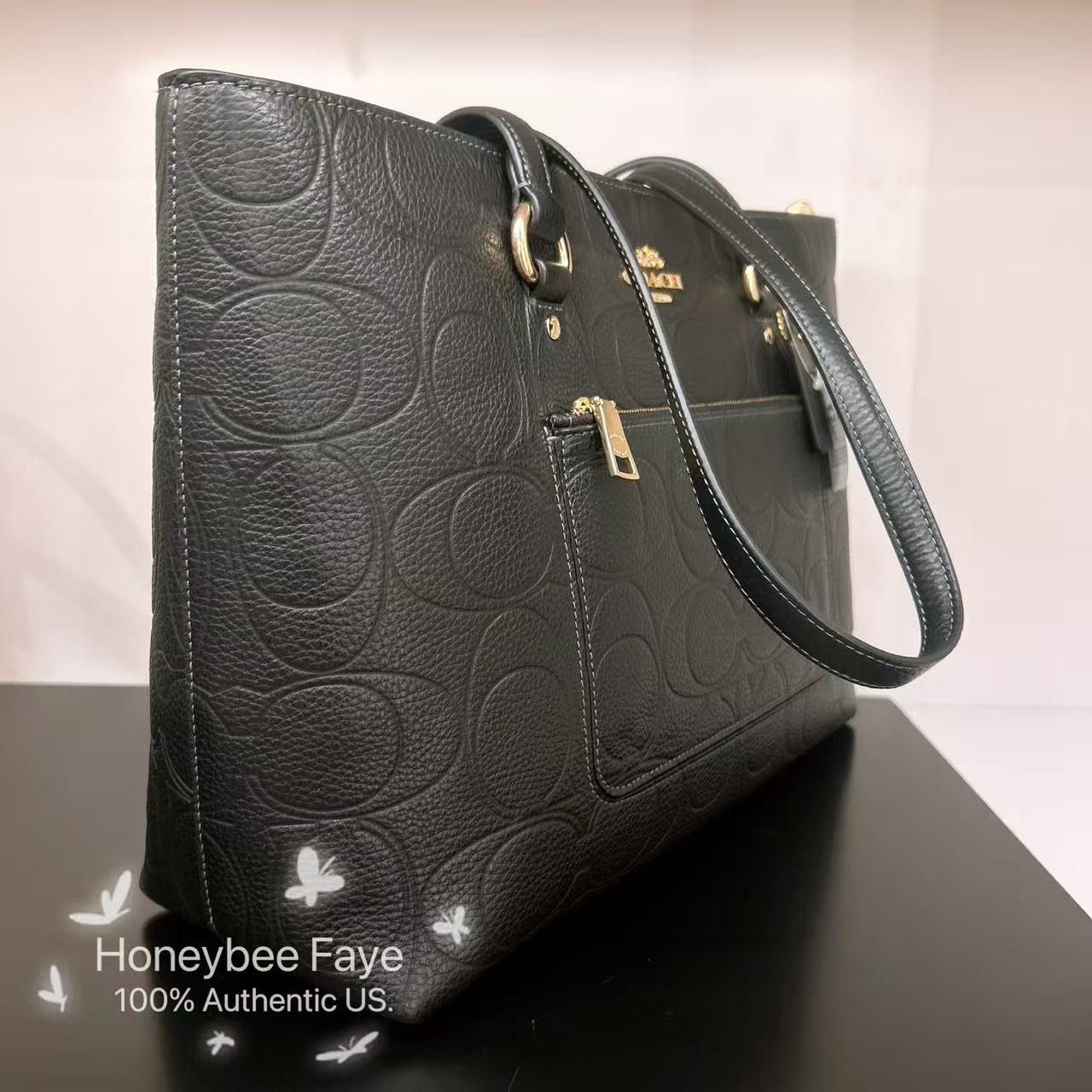 Station Tote Bag In Signature Leather CCD49