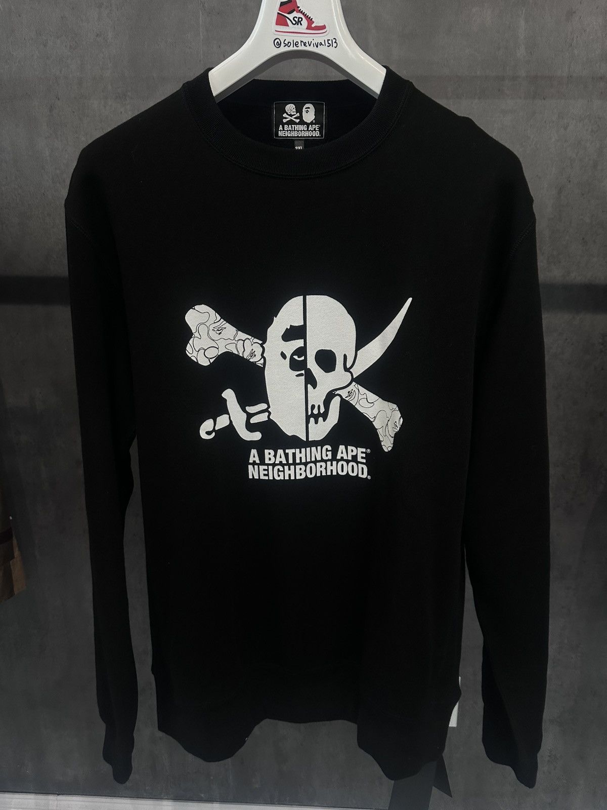 Bape × Neighborhood BAPE x NEIGHBORHOOD CREWNECK BRAND NEW XXL Size US XXL / EU 58 / 5 - 1 Thumbnail