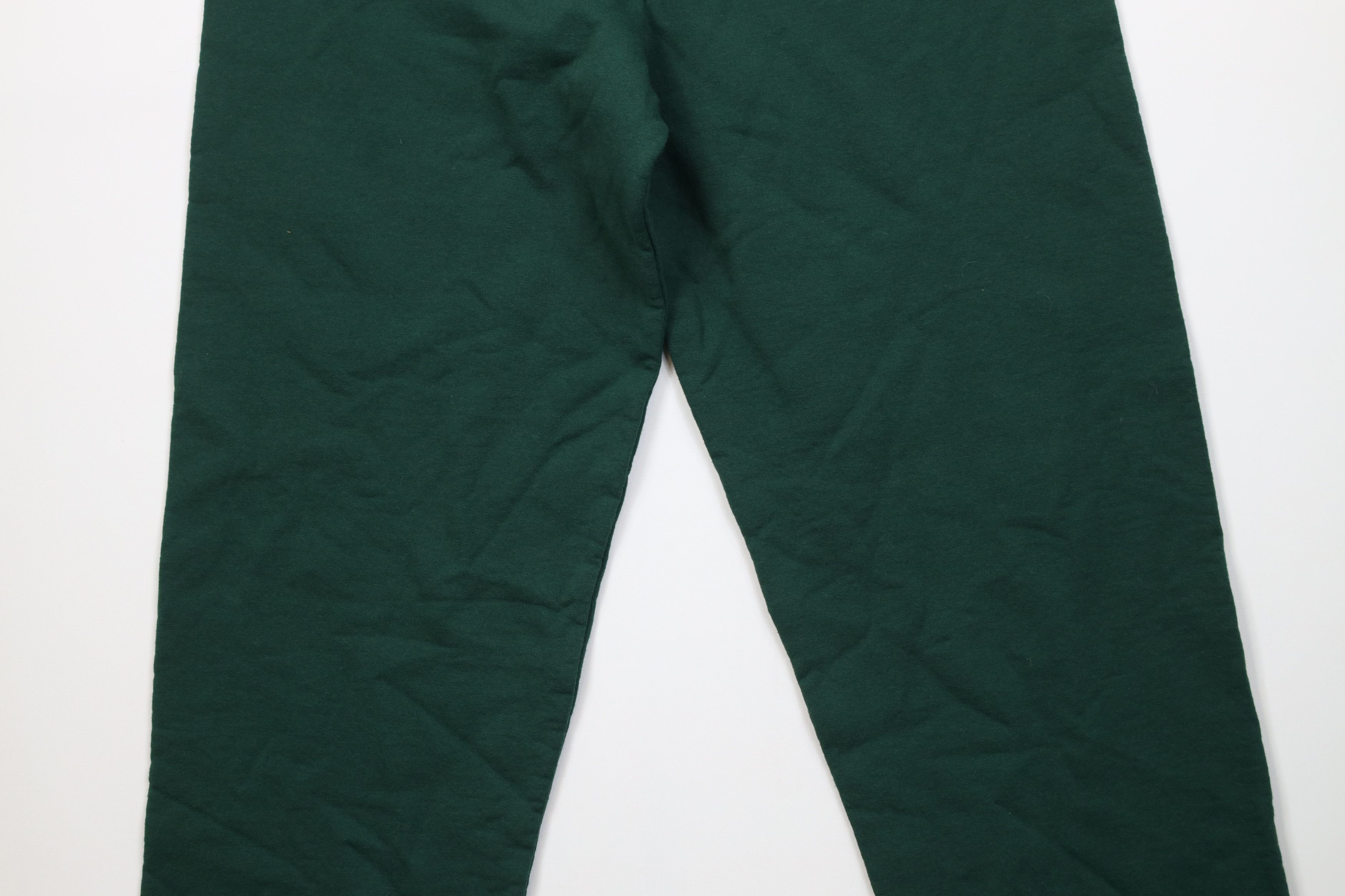 Vintage Vintage 90s Y2K Streetwear Heavy Sweatpants Joggers Green Size US 38 / EU 54 - 10 Thumbnail
