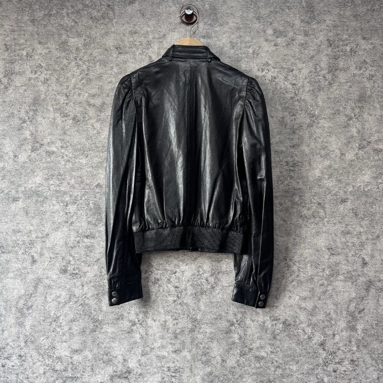 Gucci Gucci Three-dimensional bow leather jacket Size S / US 4 / IT 40 - 2 Thumbnail