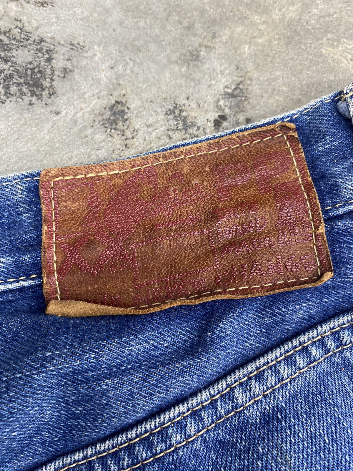 Evisu selvedge jeans iron H.R market japanese brand Size US 30 / EU 46 - 11 Thumbnail