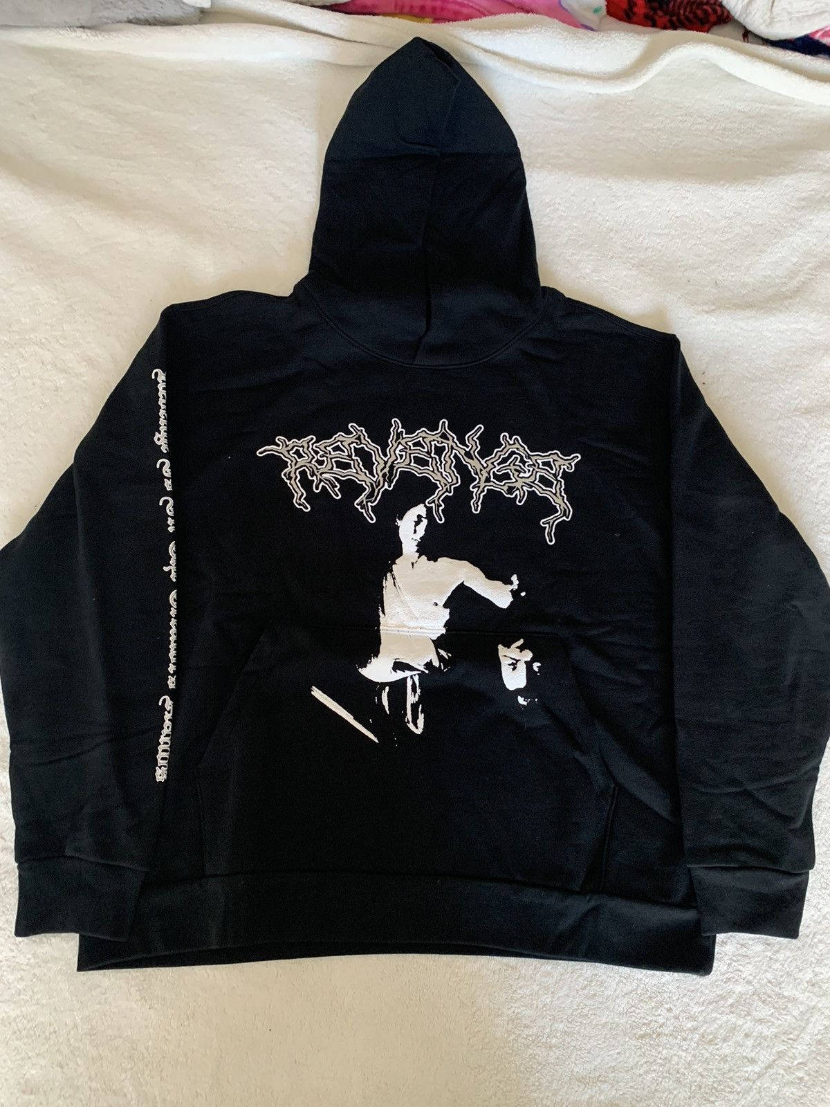 image of Revenge “Nine Months” Hoodie /xl in Black, Men's