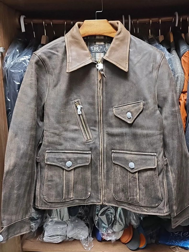 RRL Ralph Lauren RRL Ralph Lauren Newsboy leather jacket Size US M / EU 48-50 / 2 - 1 Thumbnail