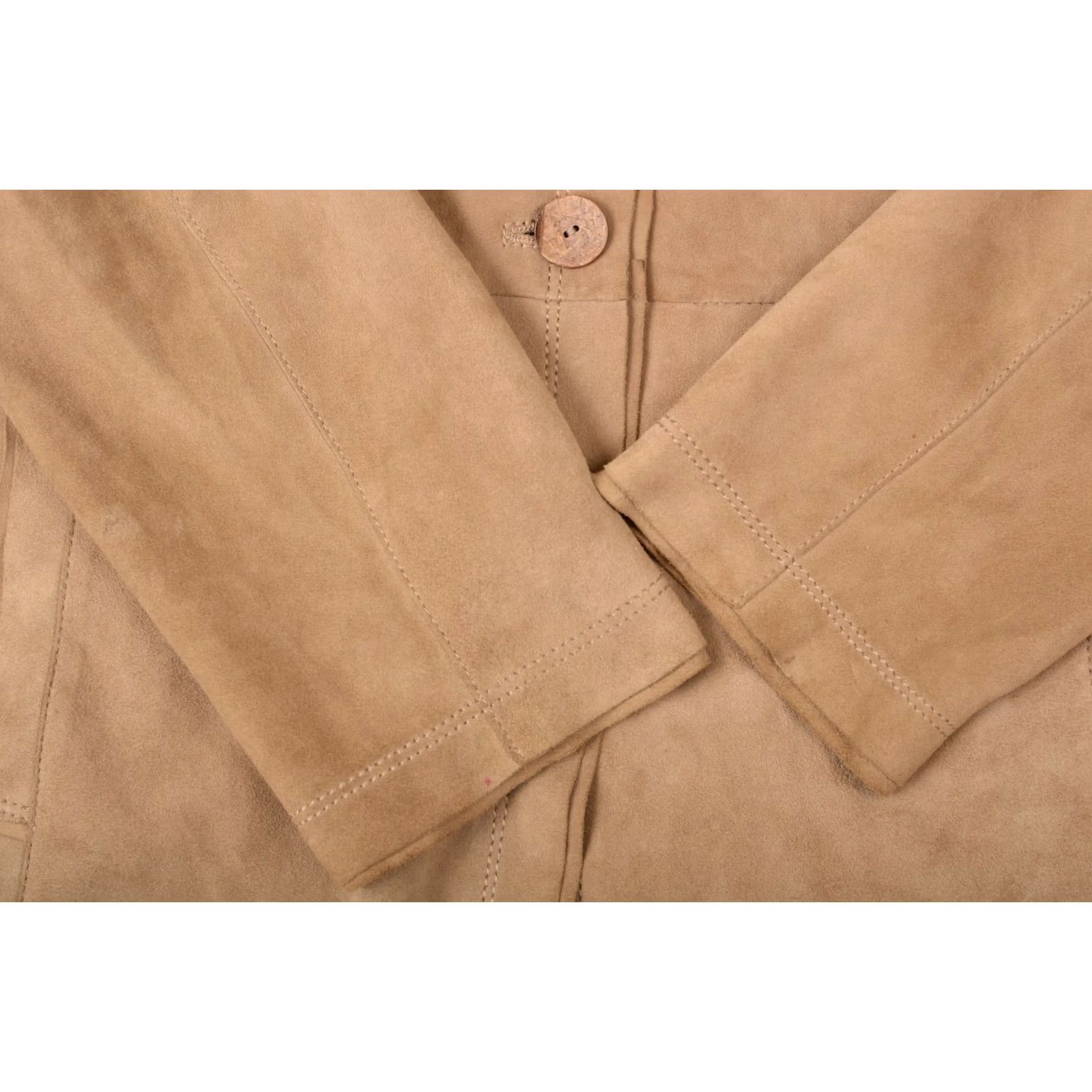 Vintage Gimo's Brown Leather Trench Coat Jacket Coat 50 Women XS? Size XL / US 12-14 / IT 48-50 - 6 Thumbnail