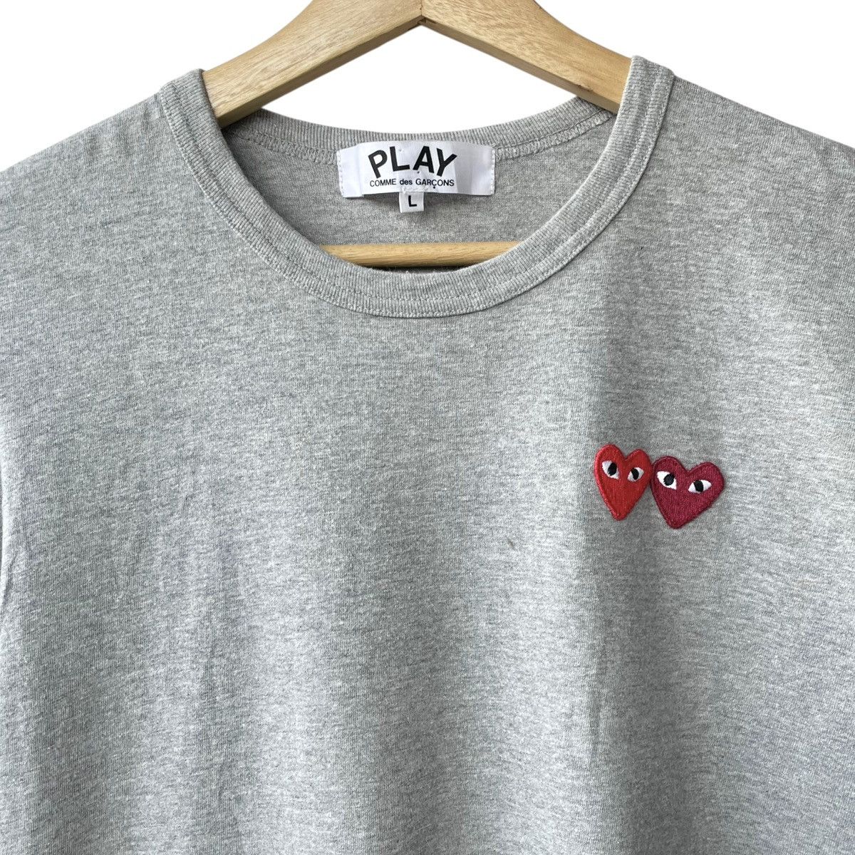 Comme des Garcons PLAY Comme des Garcons CdG Play Japan Small Logo WMN Tee Size L / US 10 / IT 46 - 3 Thumbnail
