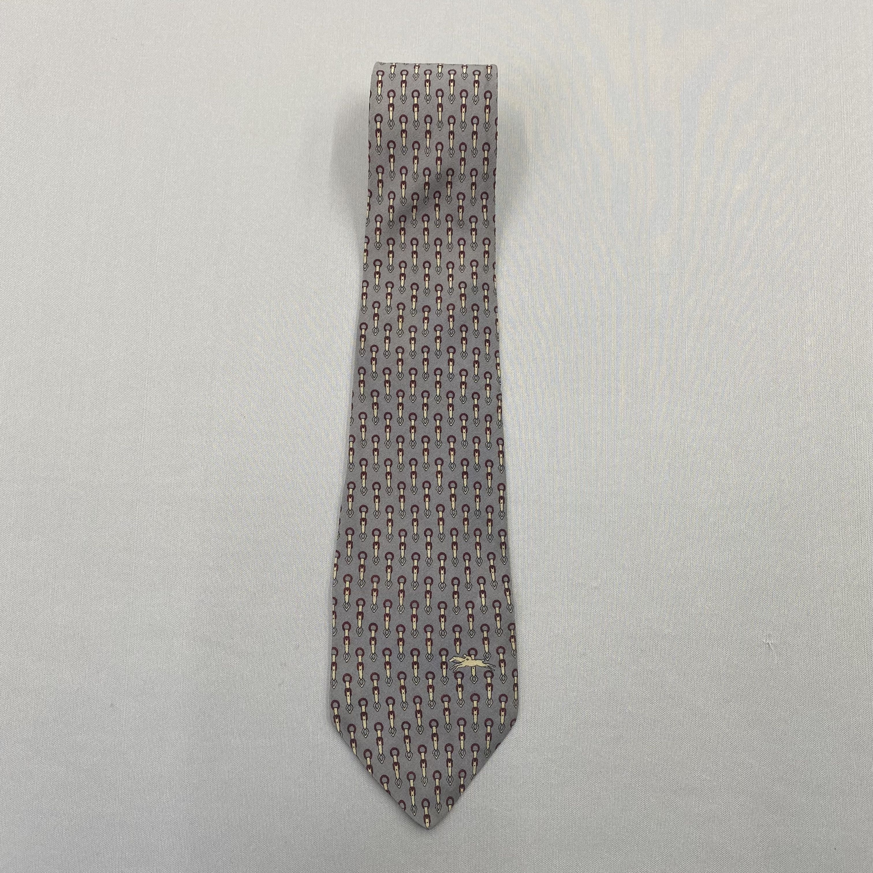 Longchamp Vintage Longchamp SILK Necktie Cravate Pure Silk Neck Tie Size ONE SIZE - 3 Thumbnail