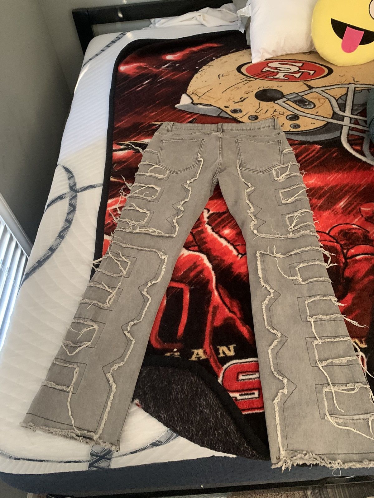Other Grey baggy romwe jeans Size US 38 / EU 54 - 2 Thumbnail