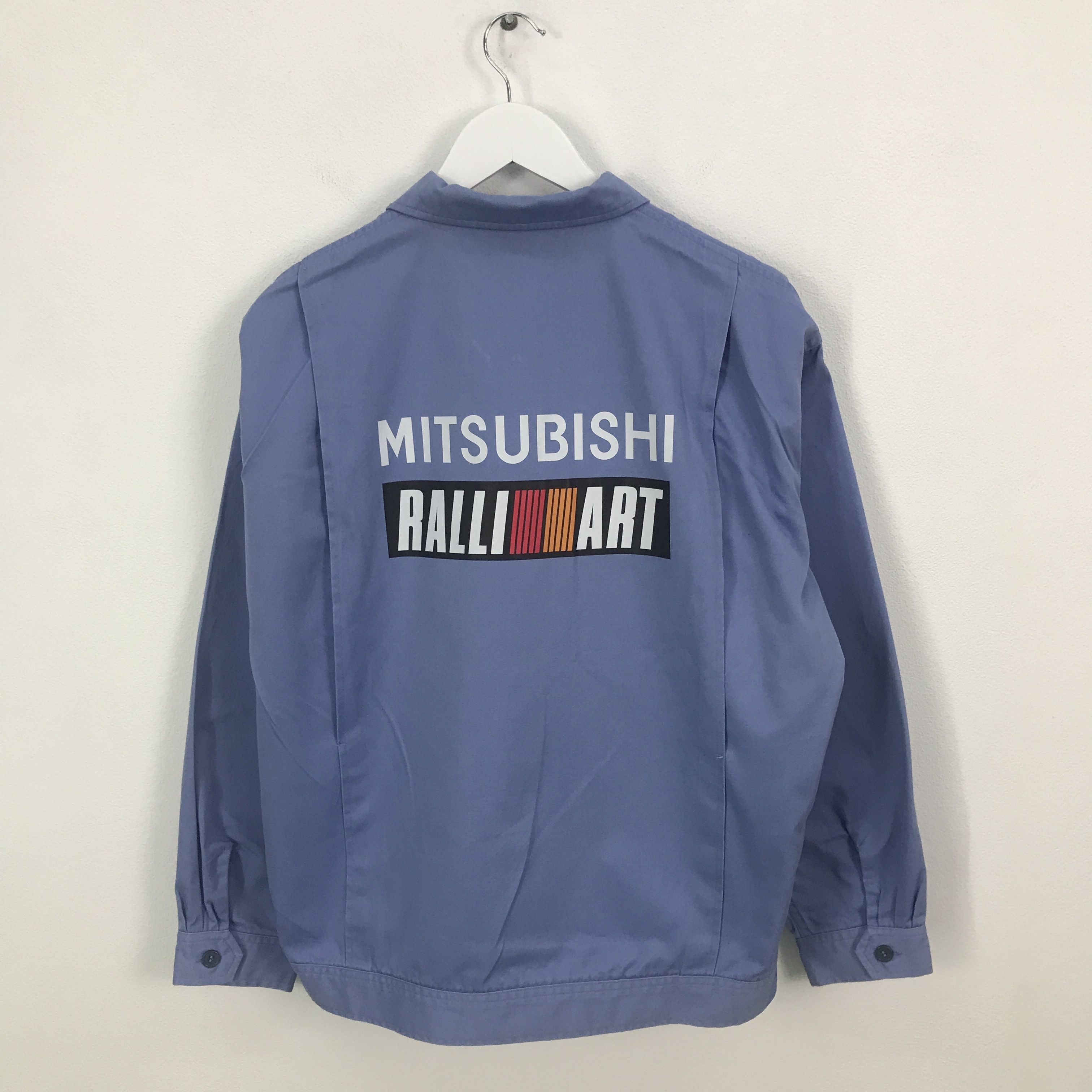 Rare Mitsubishi Ralliart Racing Custom Worker Sport Jacket