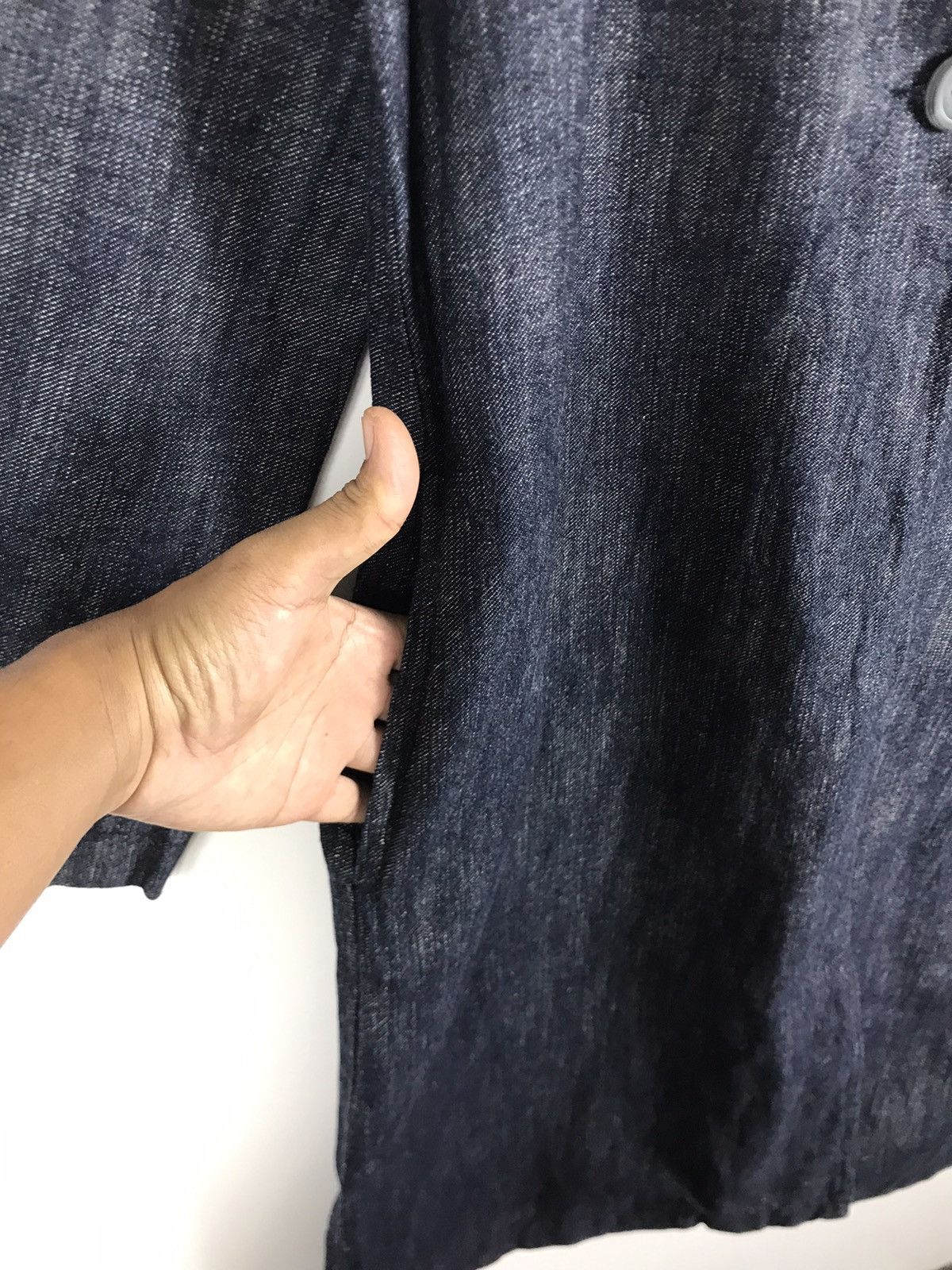 14th Addiction × Japanese Brand 🔥IN Jeans Denim Button Long Coat Size M / US 6-8 / IT 42-44 - 10 Thumbnail