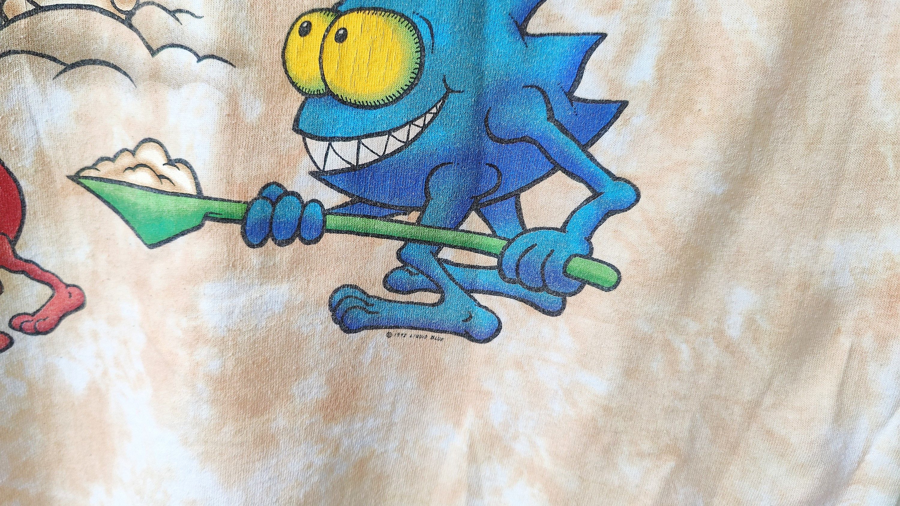 Liquid Blue Joey Mars 1992 Full Print Liquid Blue RARE Vintage Tshirt Size US XL / EU 56 / 4 - 8 Thumbnail