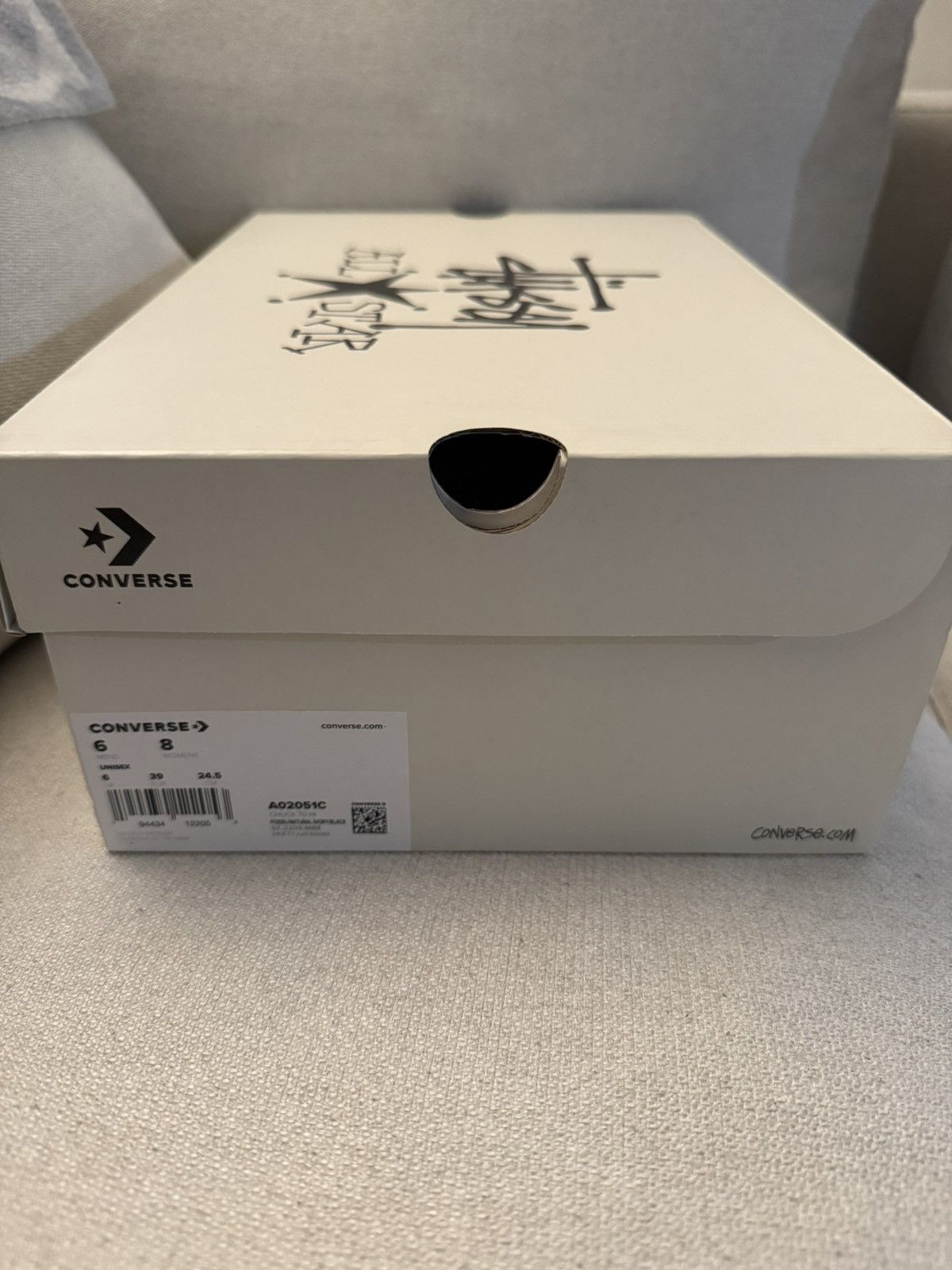 Converse × Stussy Converse Stussy x Chuck 70 High 'Fossil Size US 6 / EU 39 - 2 Thumbnail