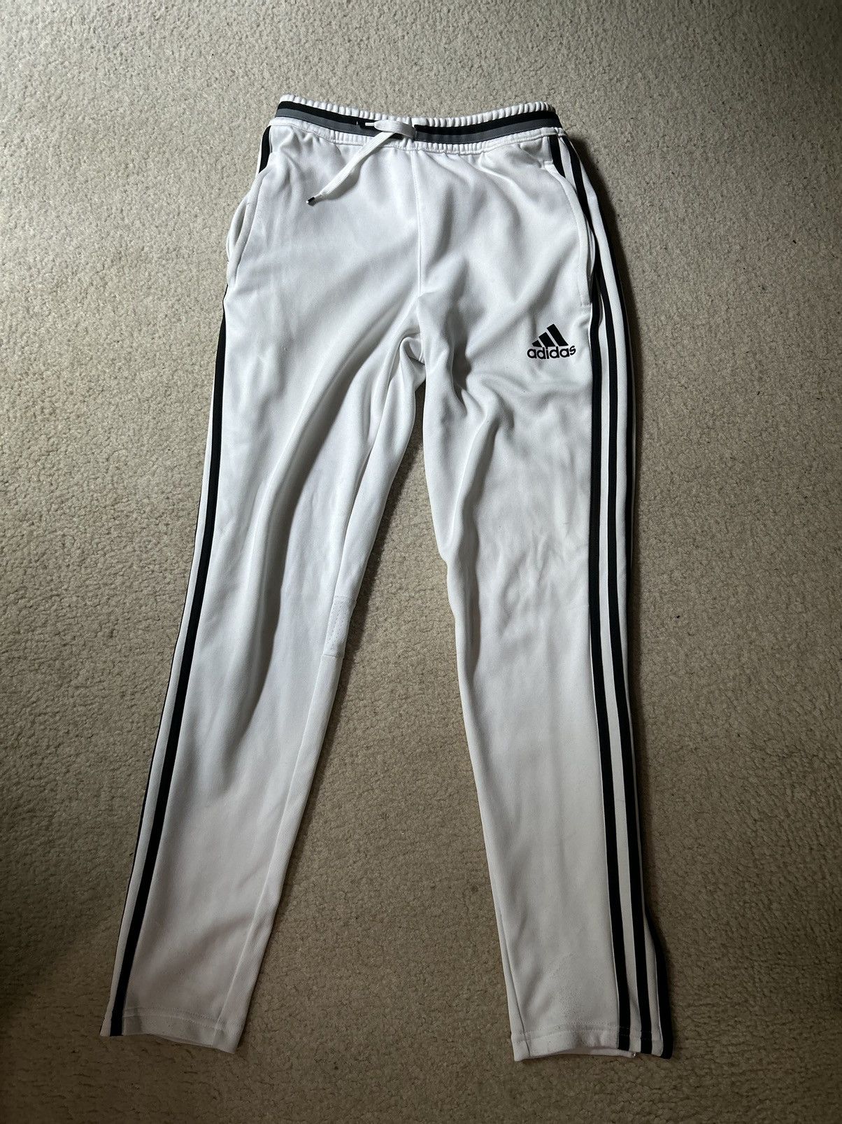 Adidas Adidas Track Pants Slim White Size US 32 / EU 48 - 1 Thumbnail