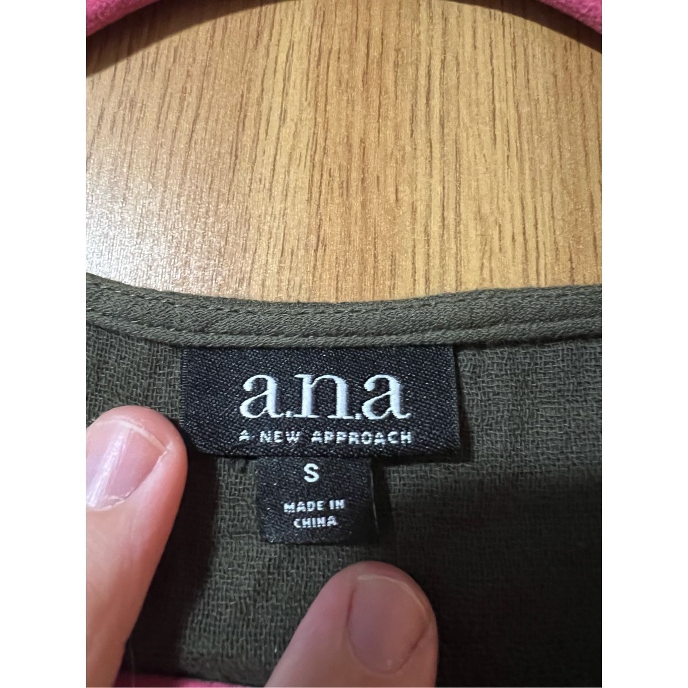 Other a.n.a Green Button Front Woman’s Short Sleeve Top Size Small Size S / US 4 / IT 40 - 5 Thumbnail