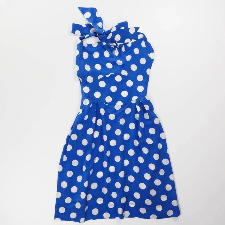 Vivienne Westwood Vivienne Westwood Rare blue and white polka dot French nec Size XS / US 0-2 / IT 36-38 - 4 Thumbnail
