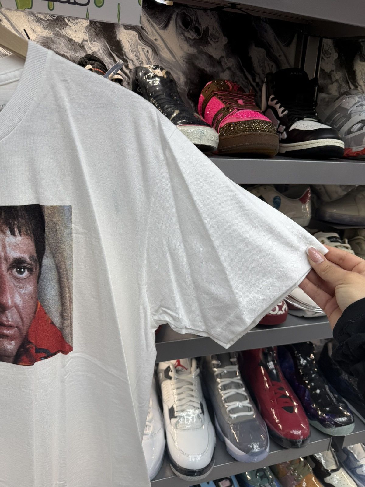 Supreme Supreme Scarface Shower Tee White Size US L / EU 52-54 / 3 - 4 Thumbnail