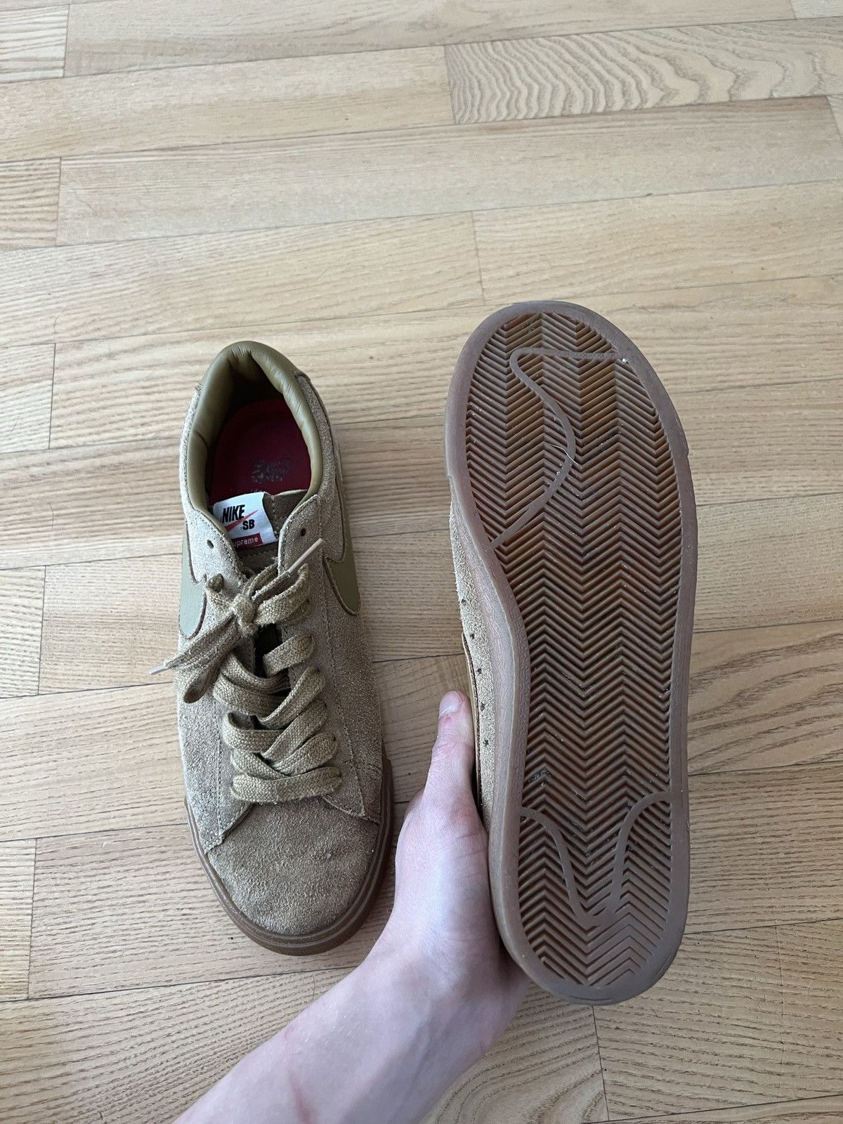Nike × Supreme Nike x Supreme SB Blazer Low Size US 8 / EU 41 - 5 Thumbnail