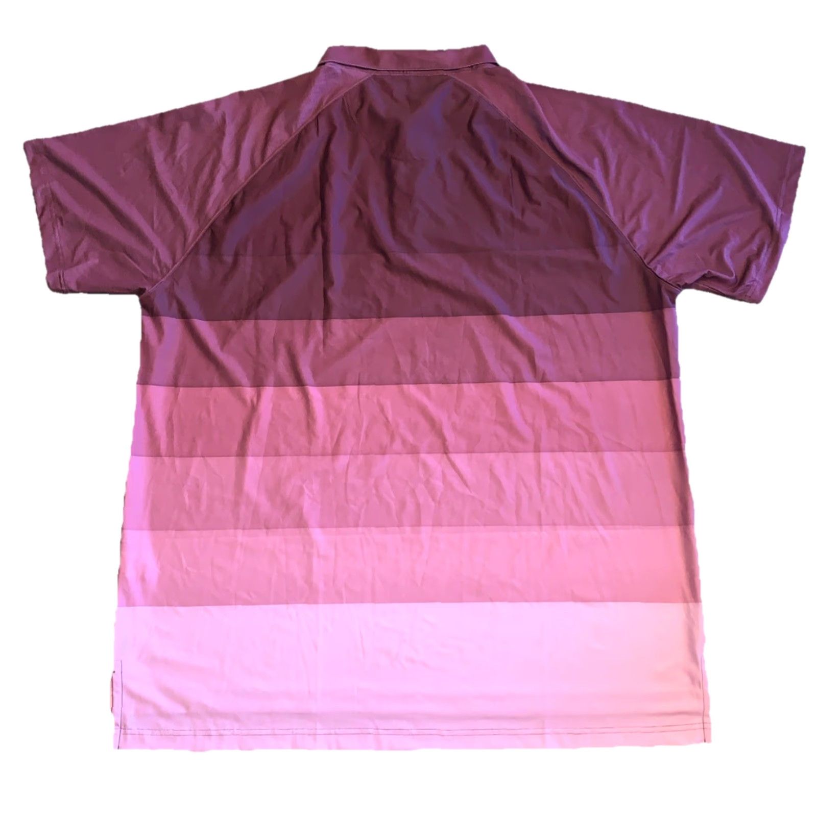 Vintage TABASCO Polo Shirt 2XL Red Ombre Stripe Short Sleeve Collared Button 2192 Mens Size US XXL / EU 58 / 5 - 8 Thumbnail