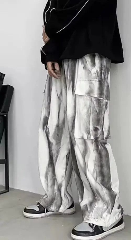 Tye dye oversize cargo pants