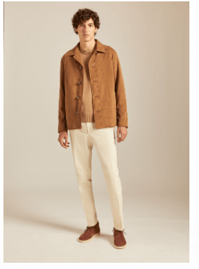 Loro Piana o1srvl11e0424 Girocollo Warwik Sweatshirt in Brown Size US XL / EU 56 / 4 - 2 Thumbnail