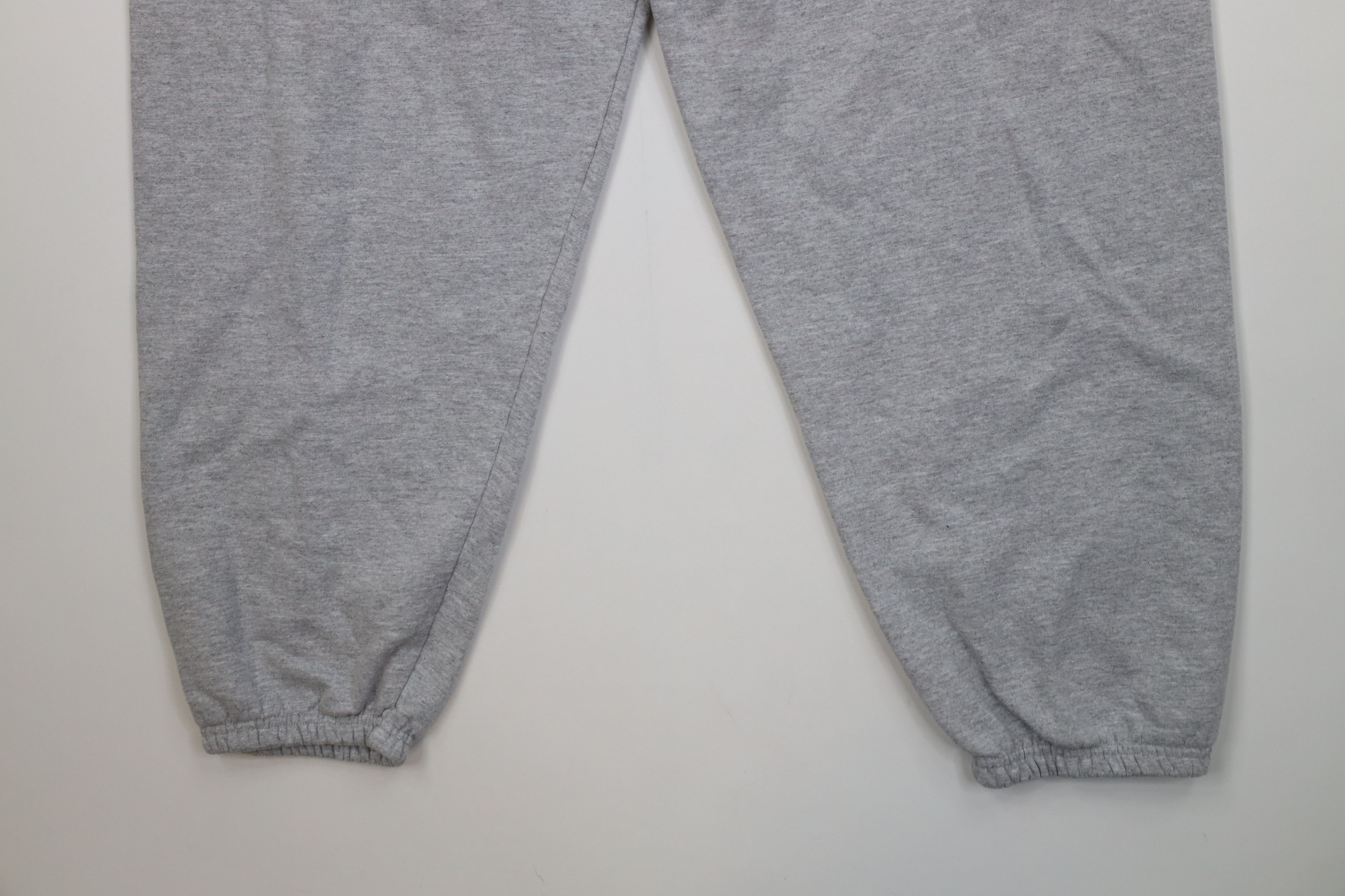 Vintage Vintage 90s Streetwear Sweatpants Joggers Heather Gray USA Size 30" / US 8 / IT 44 - 9 Thumbnail