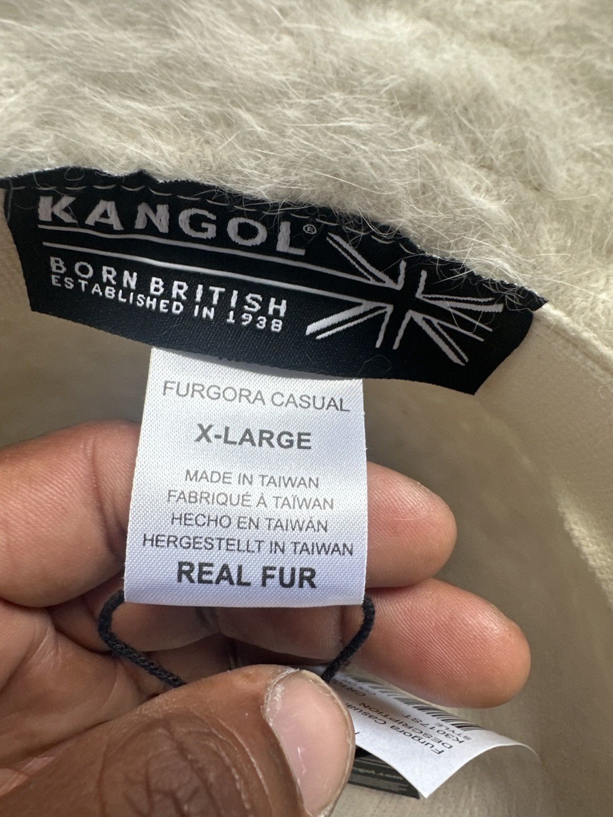 Designer × Kangol × Vintage Kangol K3017ST Fugora Causal Ivory Size ONE SIZE - 2 Thumbnail