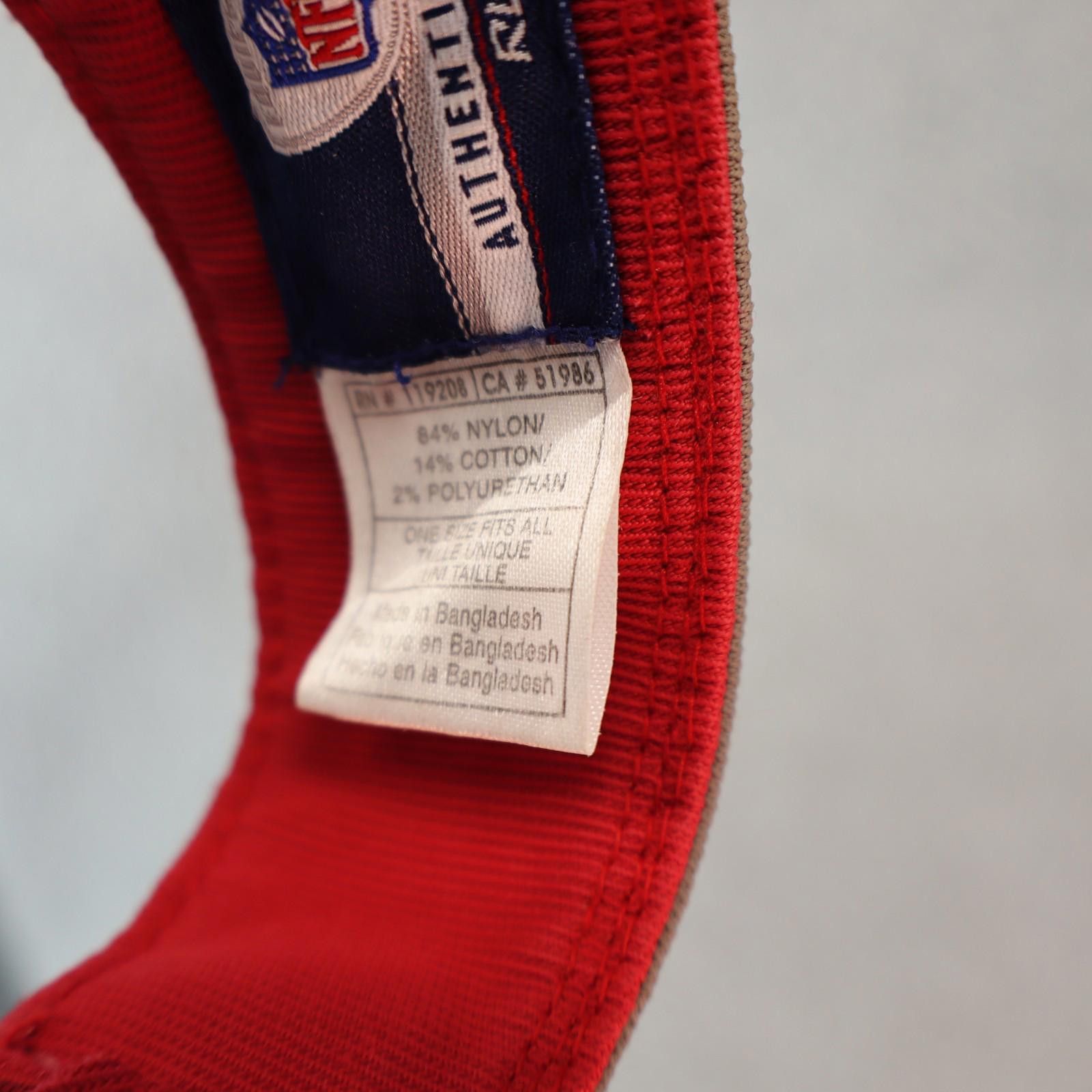 New Era Tampa Bay Buccaneers Visor Strapback Bucs NFL Rbk OSFM EUC Size ONE SIZE - 8 Thumbnail
