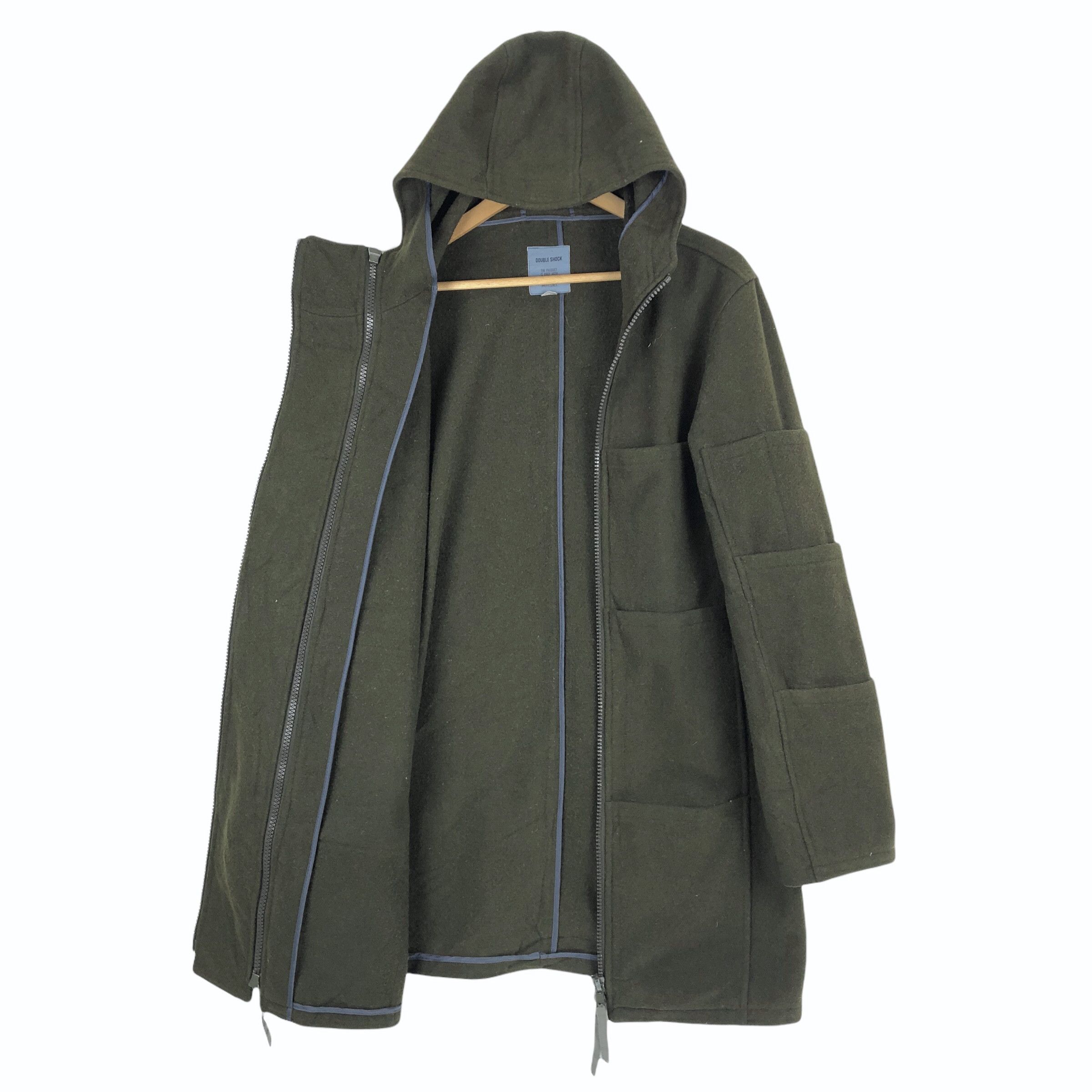 Japanese Brand Vintage Double Shock Wool Parka Final Home Survival Jacket Size US L / EU 52-54 / 3 - 11 Thumbnail