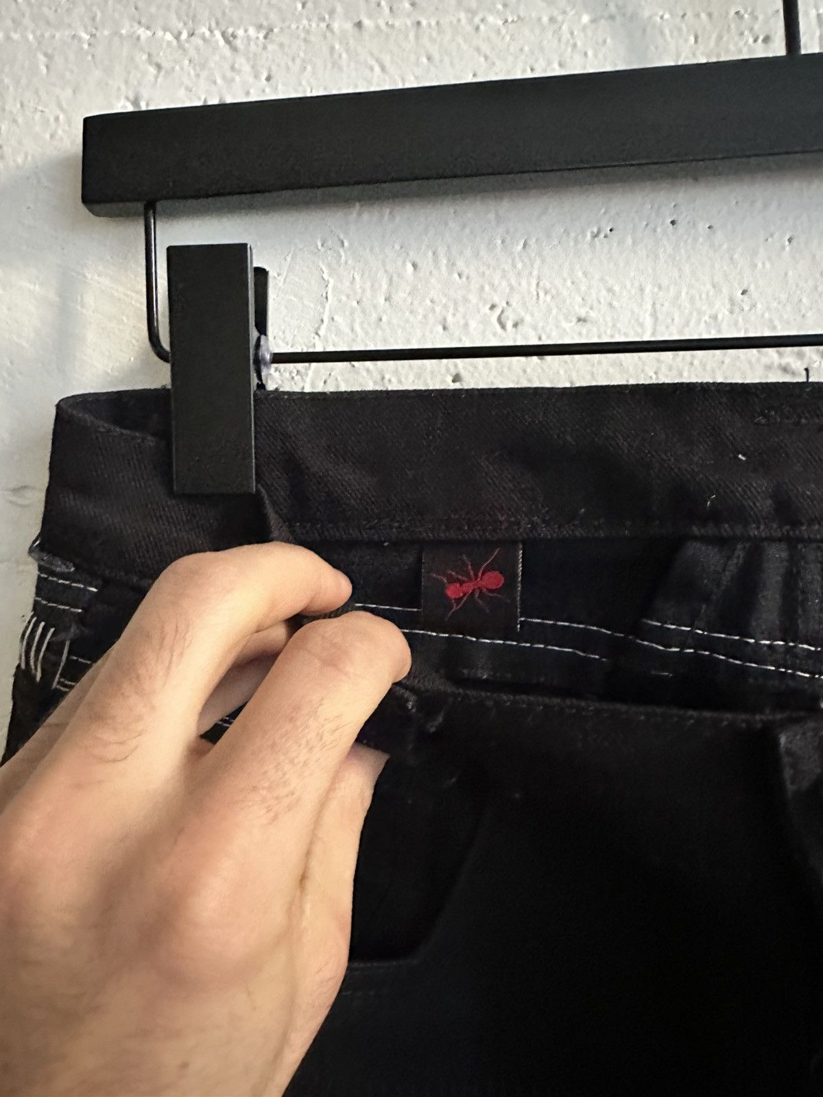 Undercover Ant/Anti Black Scrap Denim Bootcut Contrast Stitch Size US 28 / EU 44 - 5 Thumbnail