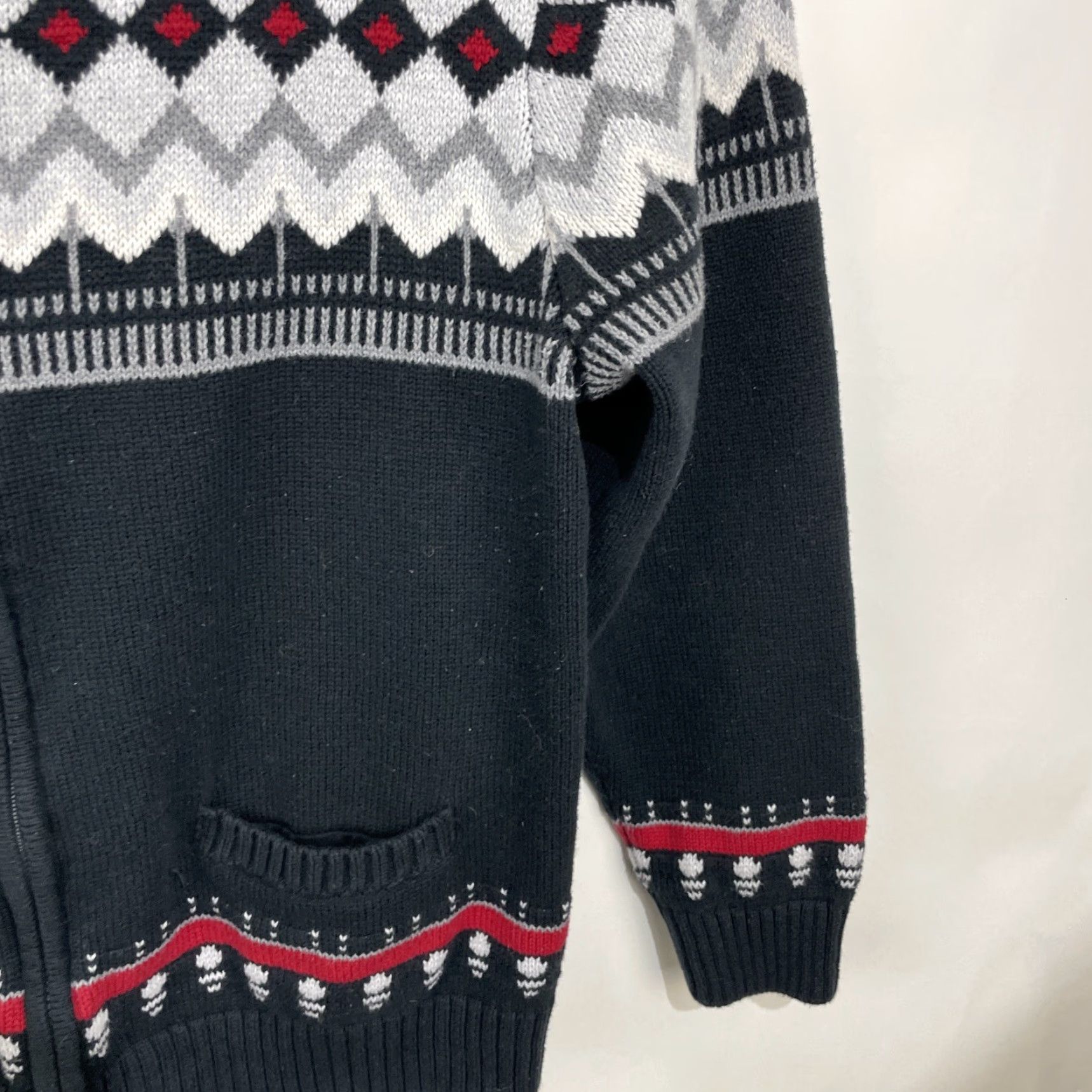 Chaps Chaps Long Sleeve Sweater Full Zip Patch Pocket Knit Cotton Jacket XXL 2XL Size US XXL / EU 58 / 5 - 7 Thumbnail