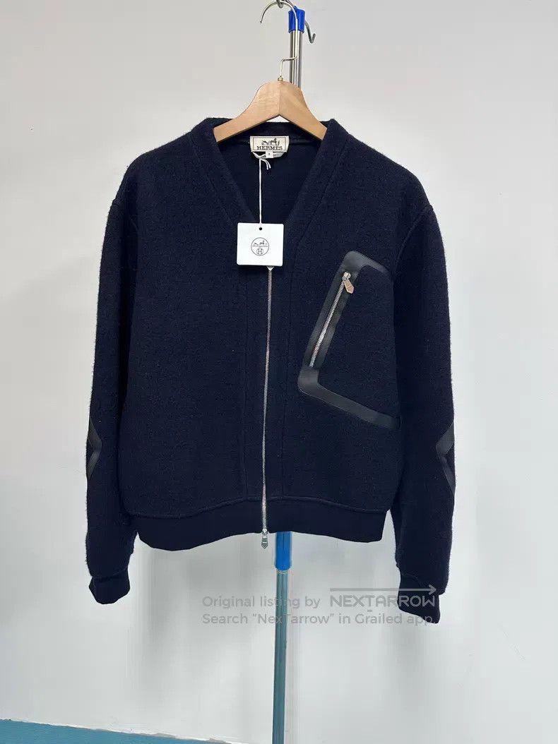 Hermes Hermes Thick cashmere jacket Size S / US 4 / IT 40 - 1 Thumbnail