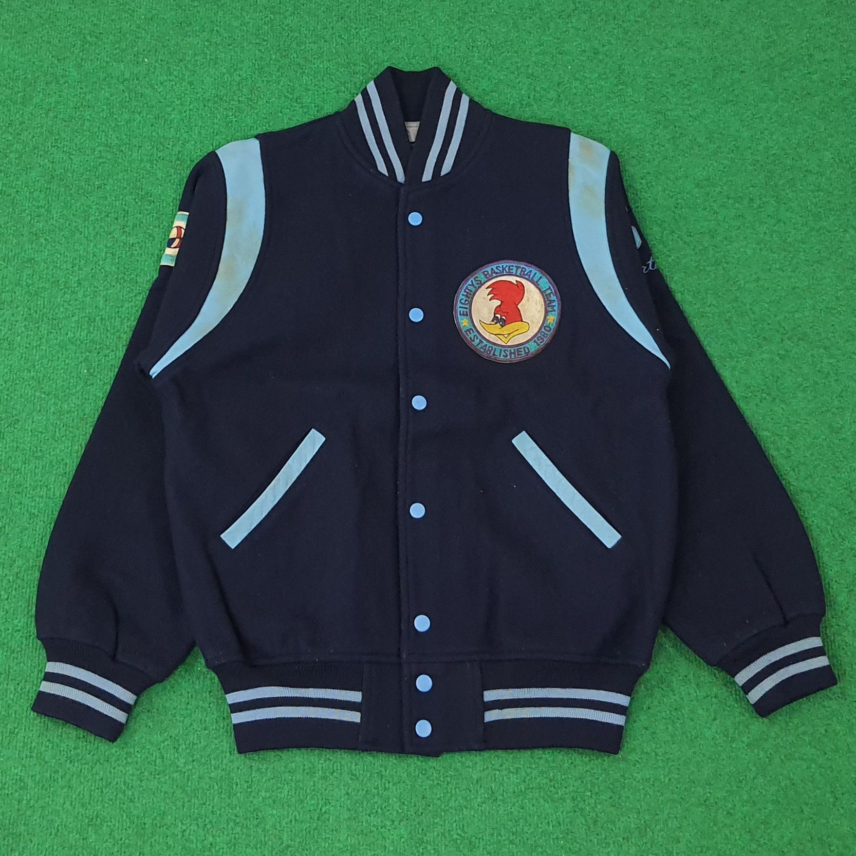 Vintage Vintage Eightys Basketball Woody Woodpecker Varsity C224N15 Size US M / EU 48-50 / 2 - 1 Thumbnail