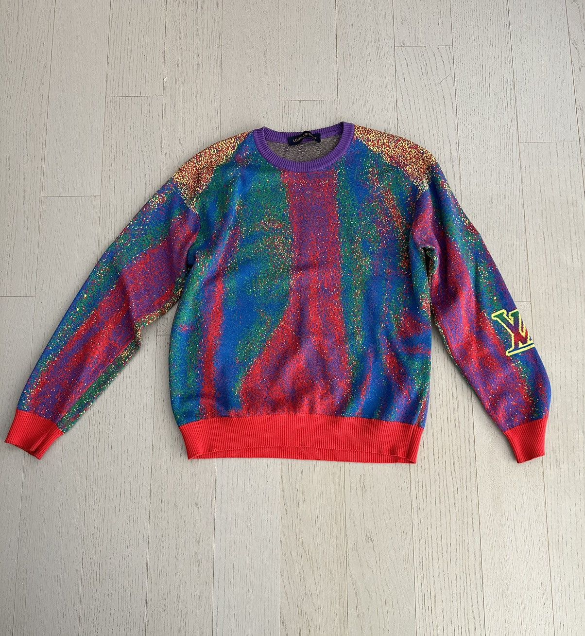 Louis Vuitton Louis Vuitton Jacquard sweater Size US L / EU 52-54 / 3 - 1 Thumbnail
