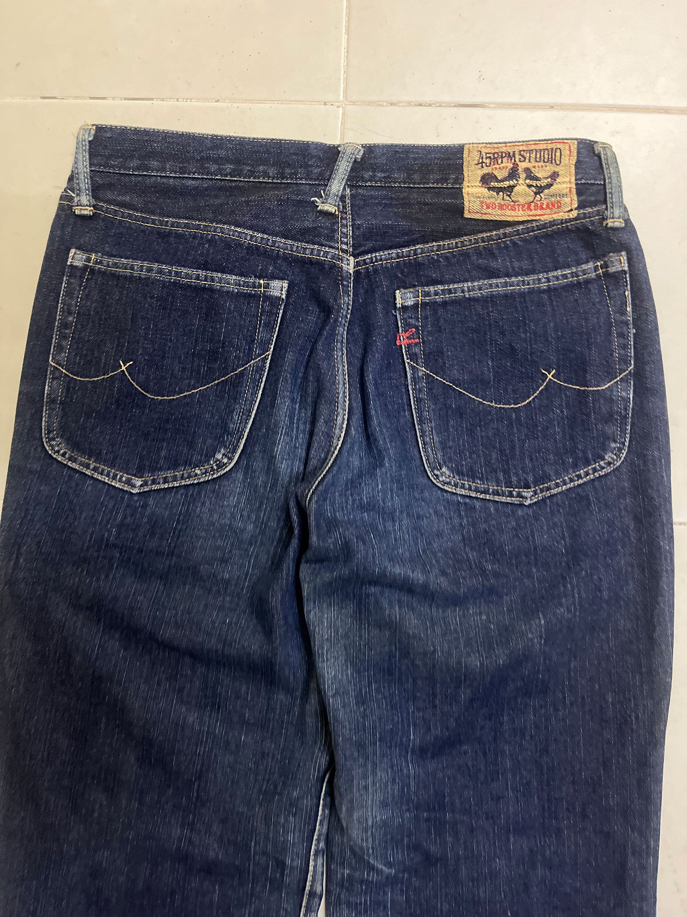 45rpm 45rpm Zipper Fly Jeans Washed Faded Orslow Kapital Styles Size US 31 - 6 Thumbnail