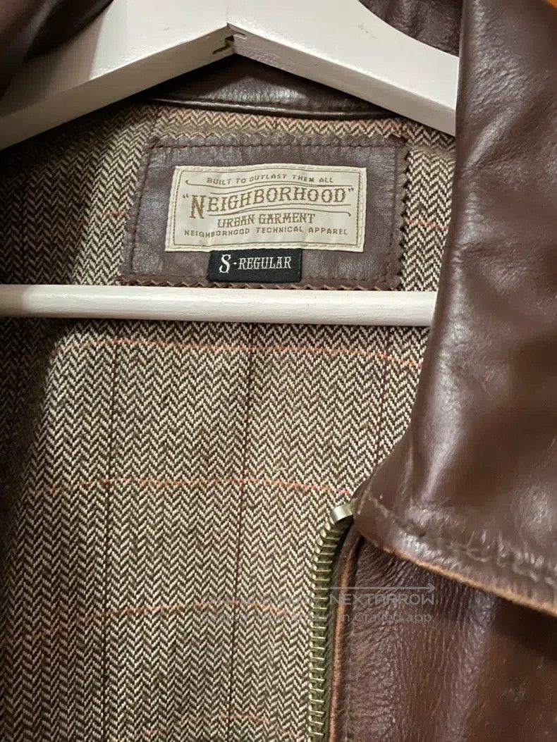 Neighborhood Neighborhood Men's Leather Jacket Size US S / EU 44-46 / 1 - 2 Thumbnail