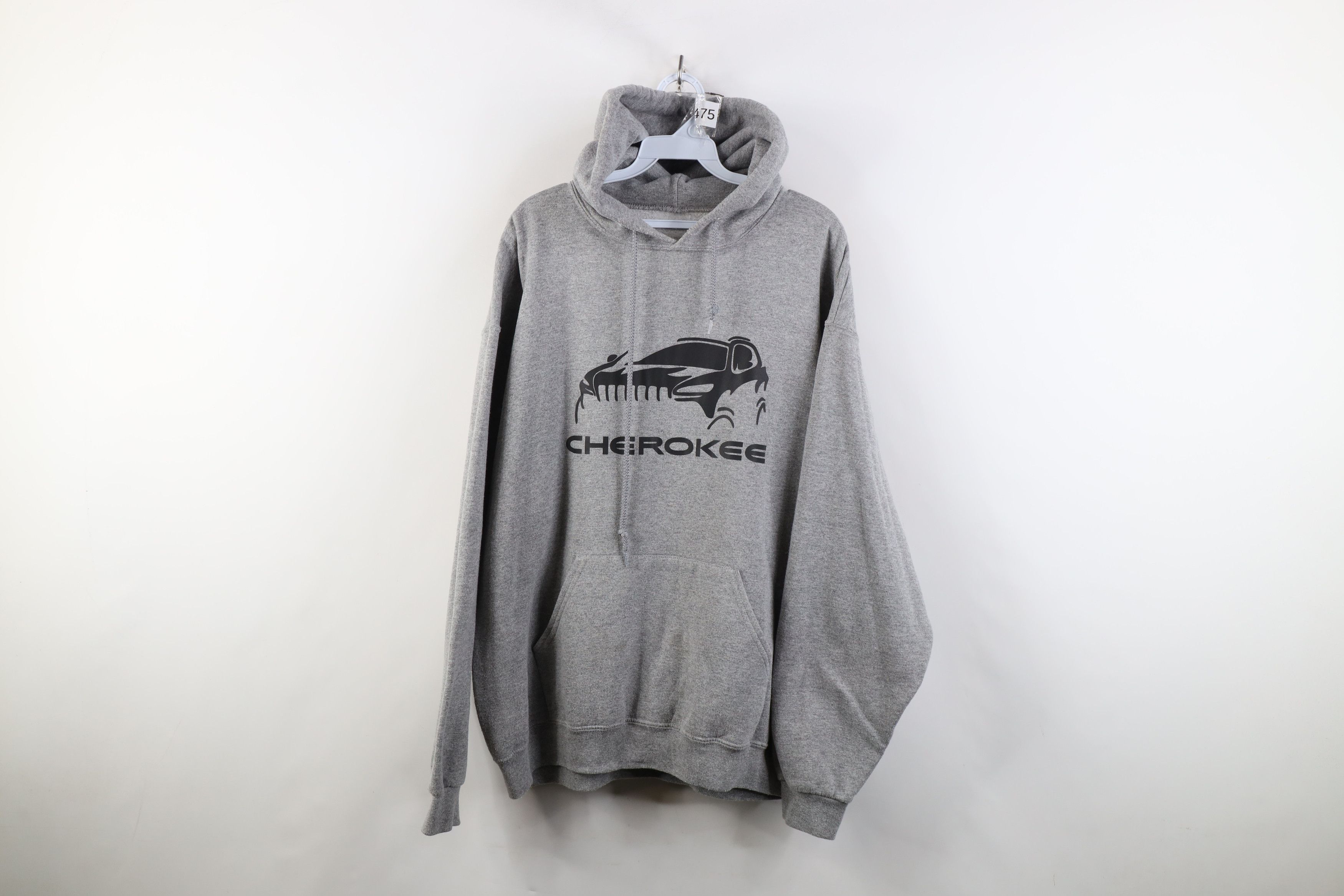 Vintage Vintage 90s Y2K Jeep Motor Co Cherokee Hoodie Sweatshirt Size US XL / EU 56 / 4 - 1 Thumbnail