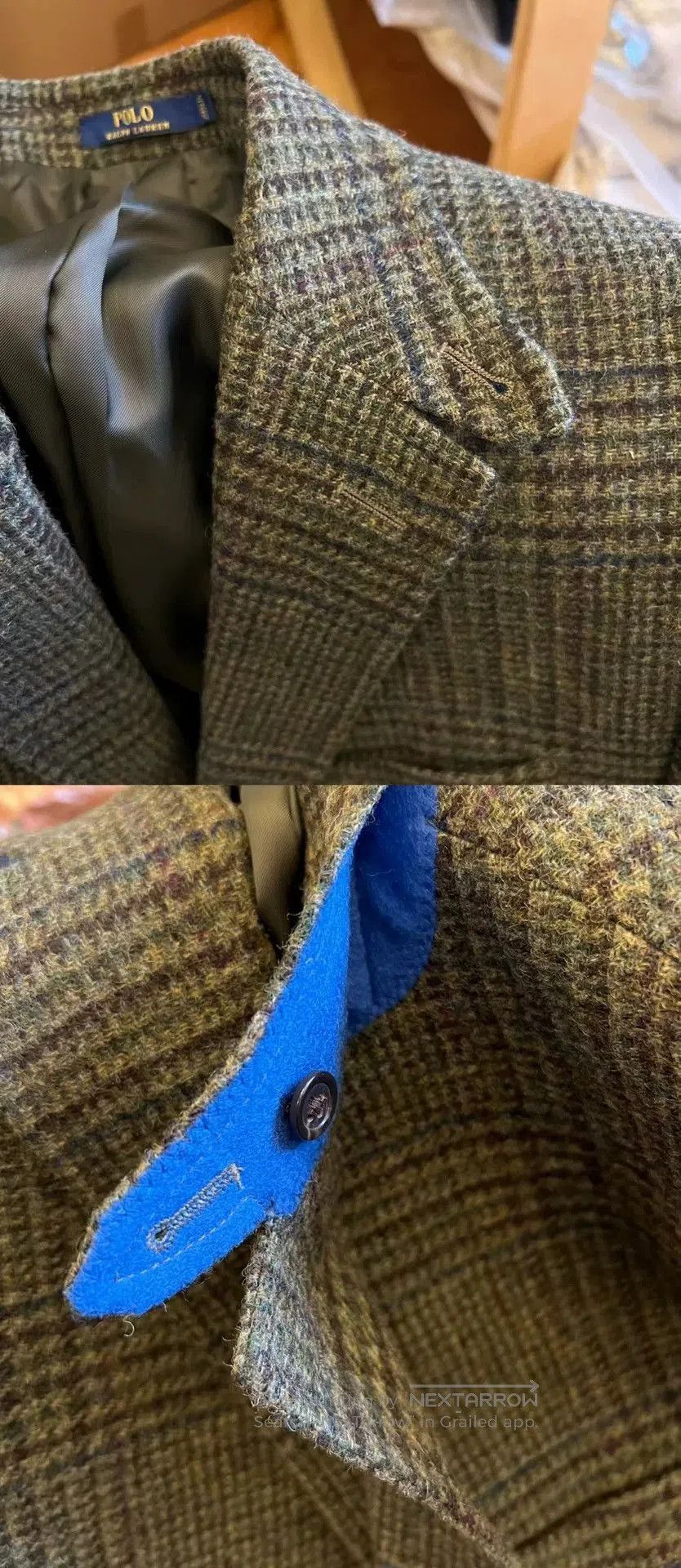 Polo Ralph Lauren Ralph Lauren Plaid Tweed Blazer 42L. Size US XS / EU 42 / 0 - 6 Thumbnail