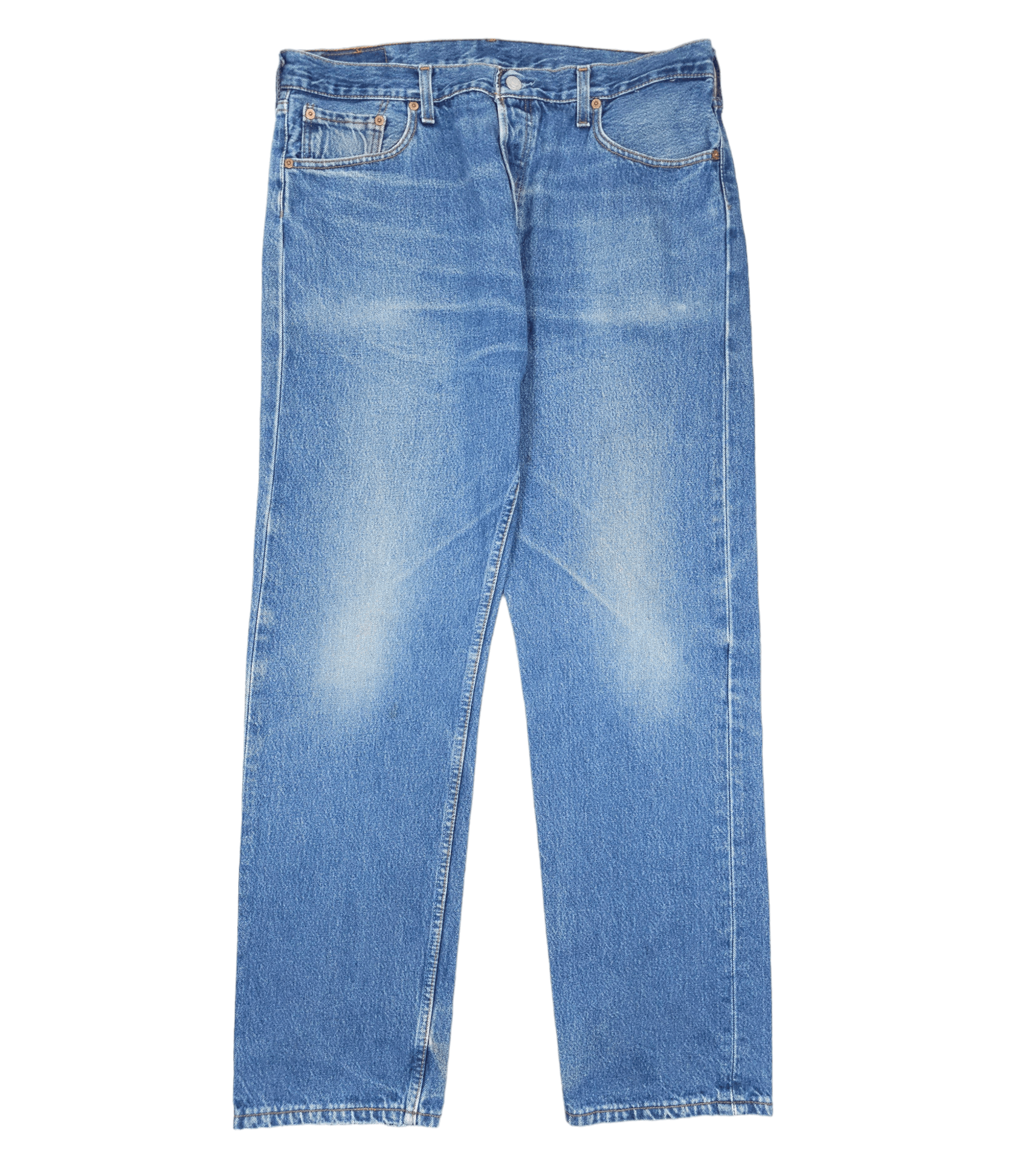 Levi's × Levi's Vintage Clothing × Vintage 💎 38/32 Vintage 90's Levi's 501 Washed Straight Denim Jeans Size US 38 / EU 54 - 1 Thumbnail