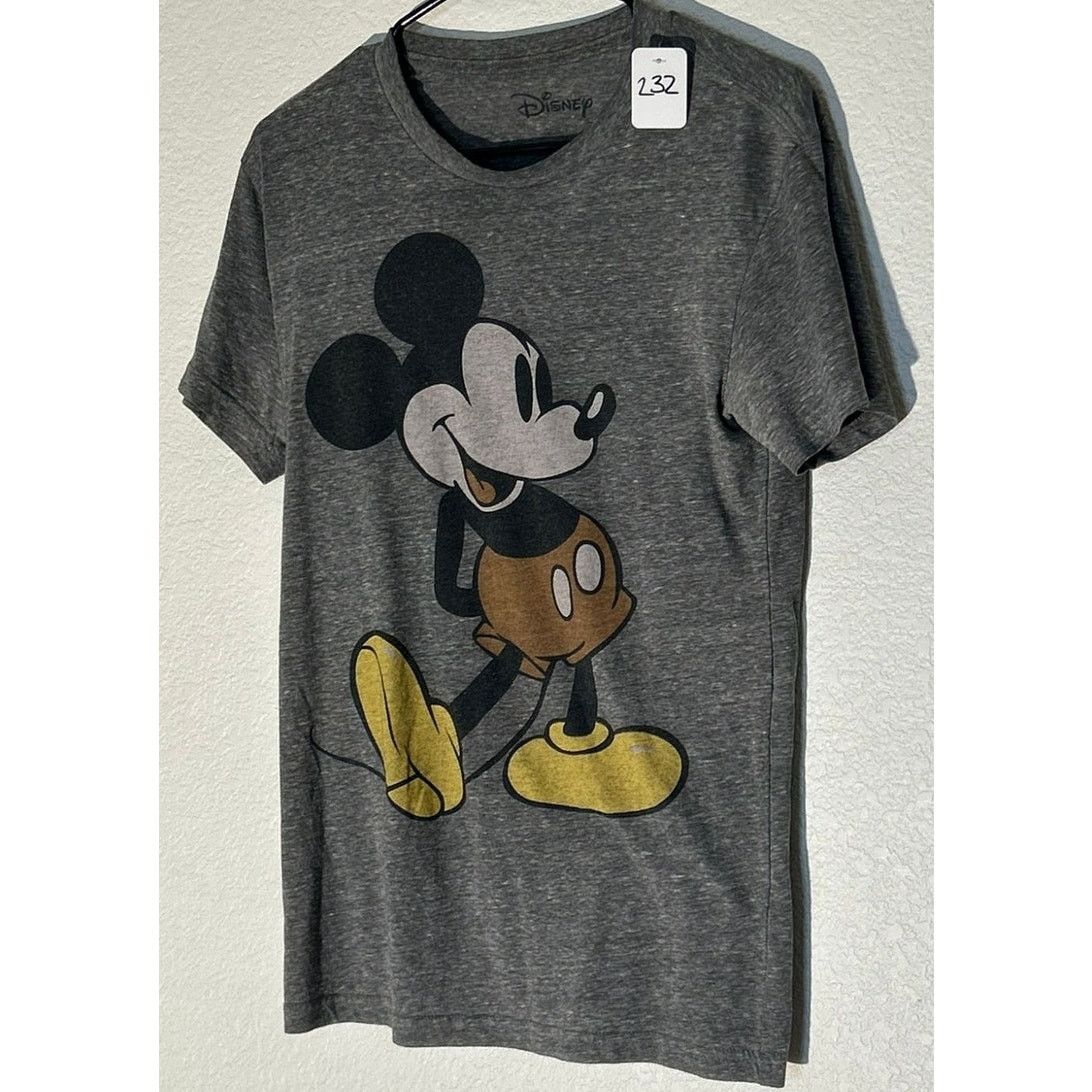 Disney Vintage Disney Mickey Mouse Grey T-Shirt - Size Small - Mens Size US S / EU 44-46 / 1 - 3 Thumbnail