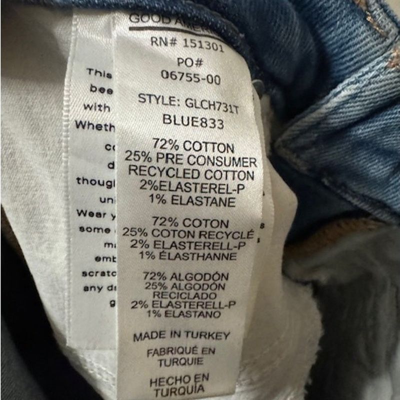Good American Good American Soft-Tech Good Legs Skinny Jeans 0/25 Size 25" / US 0 / IT 36 - 8 Thumbnail