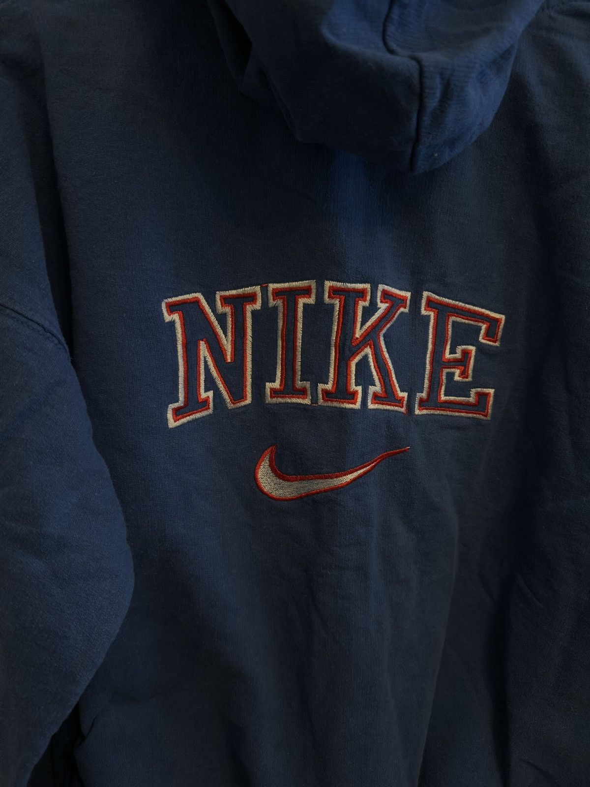 Nike Nike vintage hoodie blue swoosh logo bootleg rare acg Size US M / EU 48-50 / 2 - 3 Thumbnail