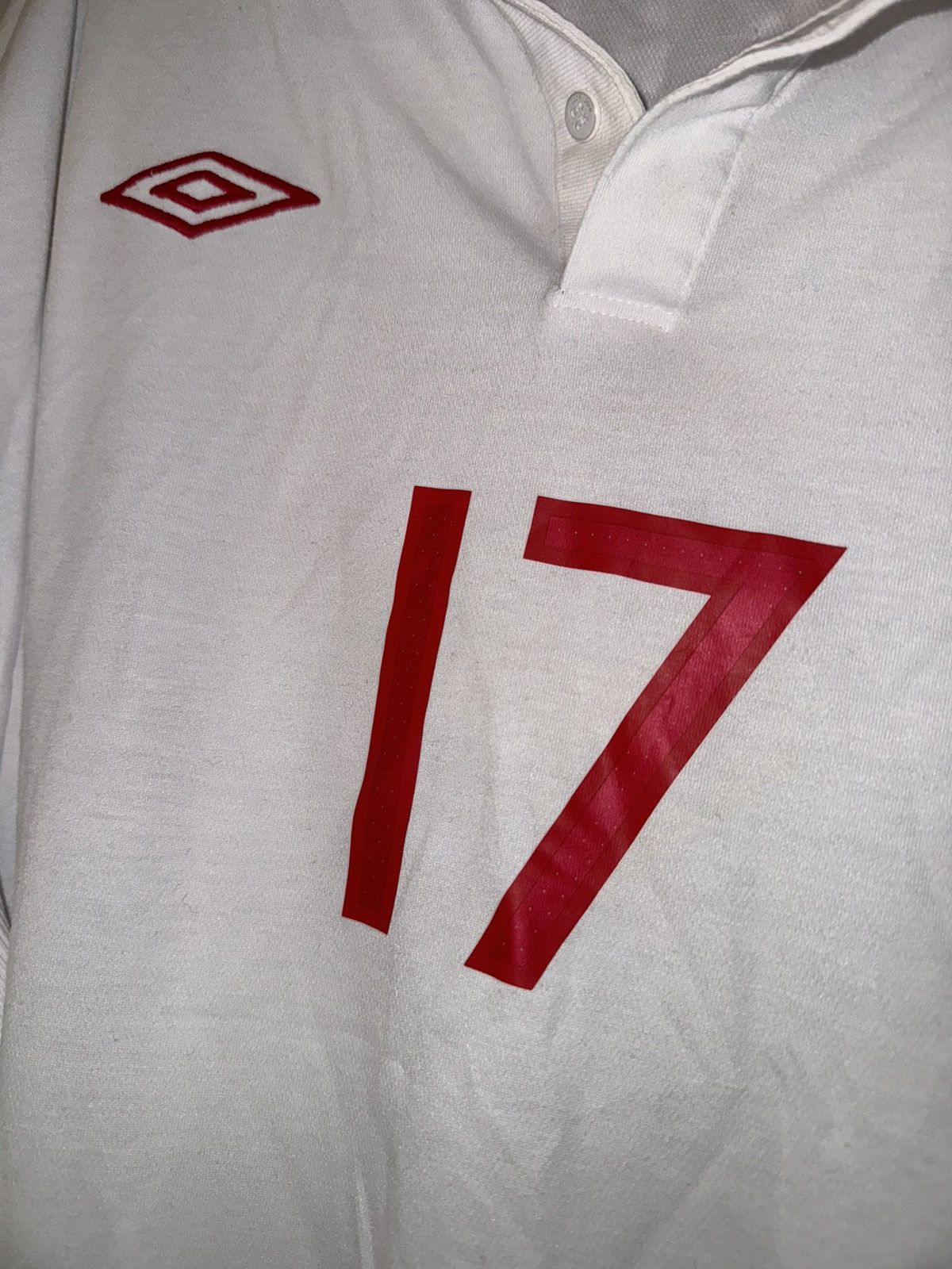 Umbro Umbro David Beckham England jersey World Cup 2010 Qualifier Size US XXL / EU 58 / 5 - 6 Thumbnail