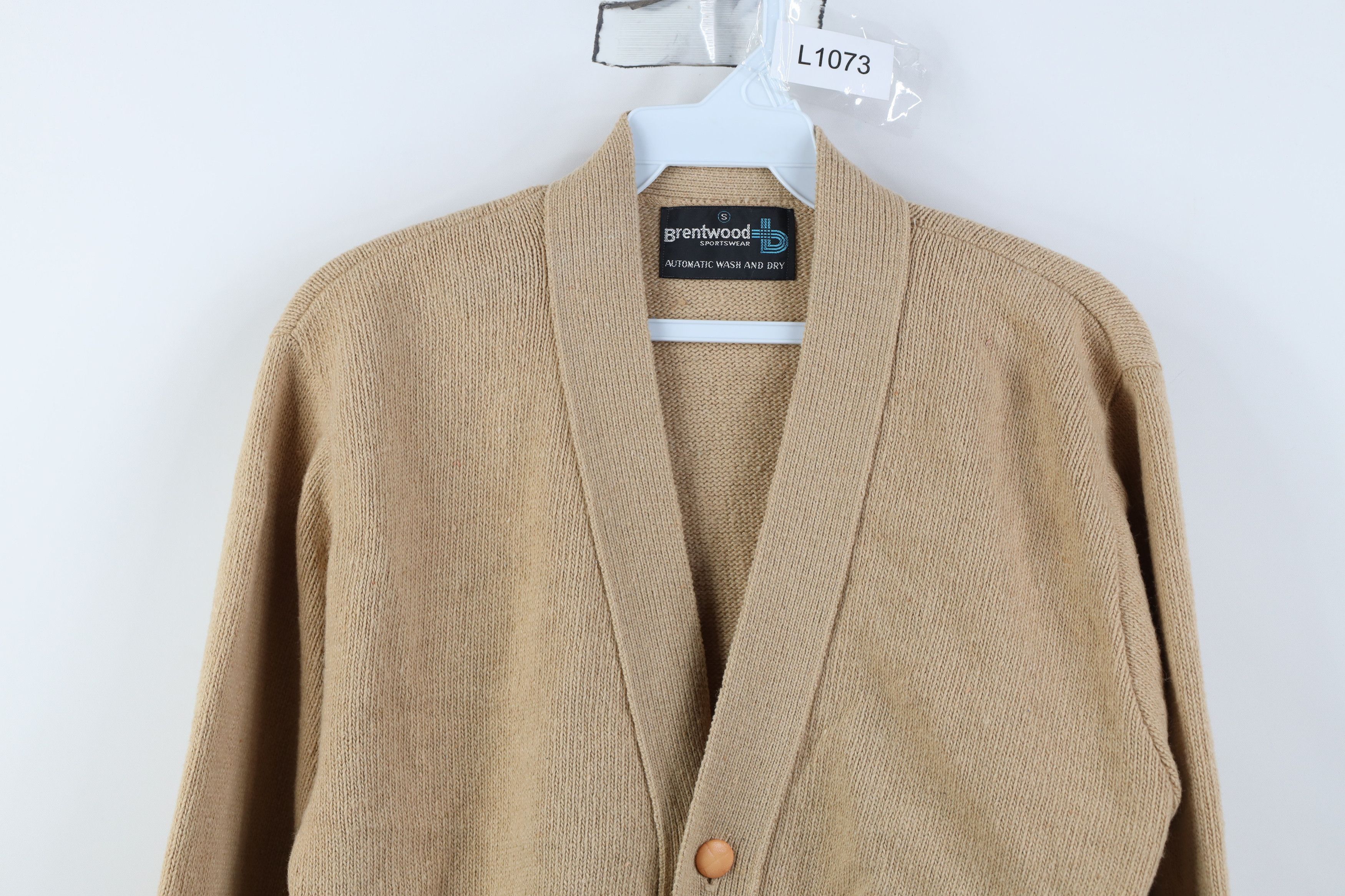 Vintage Vintage 60s Streetwear Ribbed Knit Cardigan Sweater USA Size US S / EU 44-46 / 1 - 2 Thumbnail