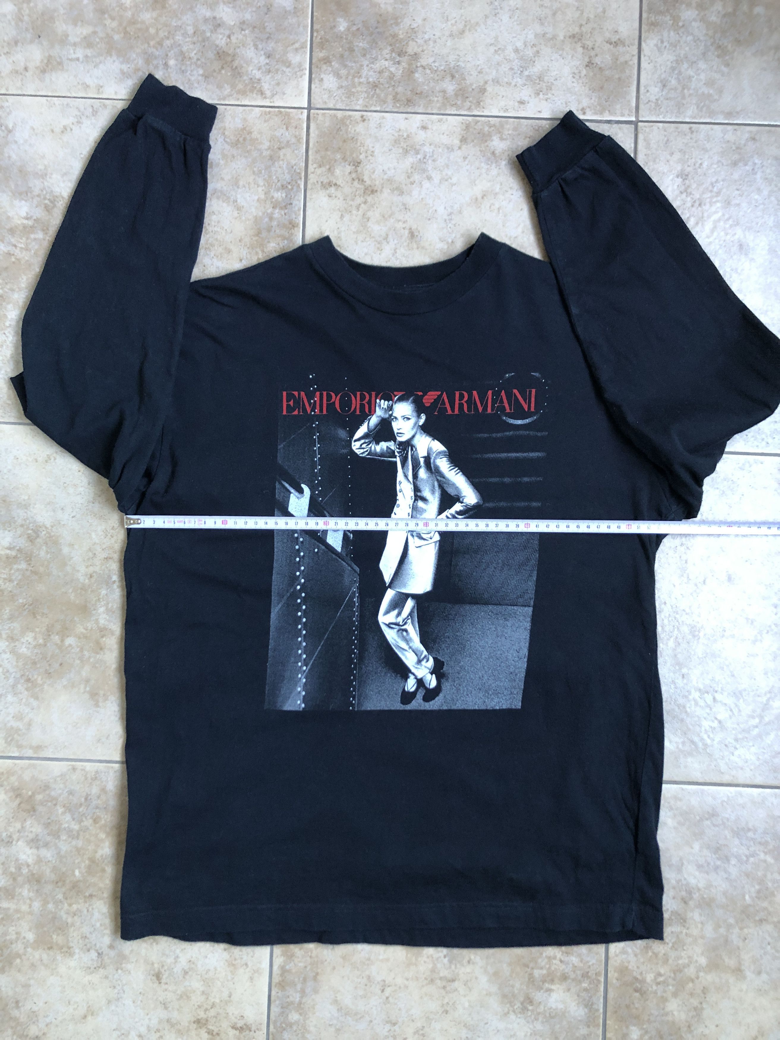 Emporio Armani Emporio Armani Vintage Long Sleeve Tee Magdalena Wrobel Size US M / EU 48-50 / 2 - 13 Thumbnail
