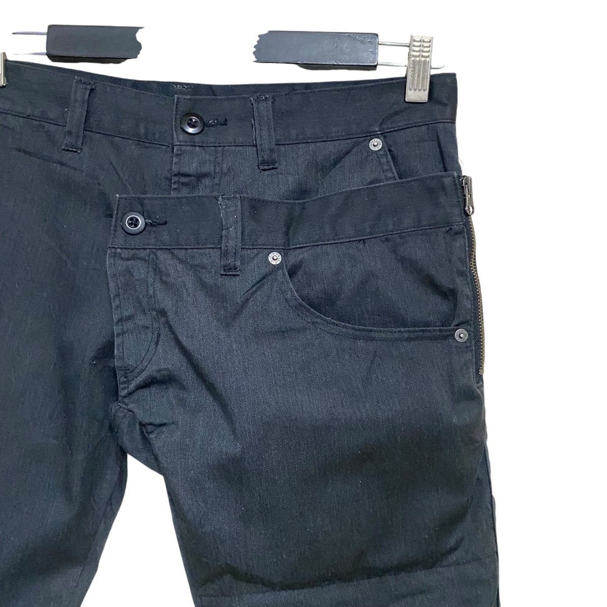 PPFM PPFM Asymmetrical Layered Cropped Pants Size US 32 / EU 48 - 7 Thumbnail